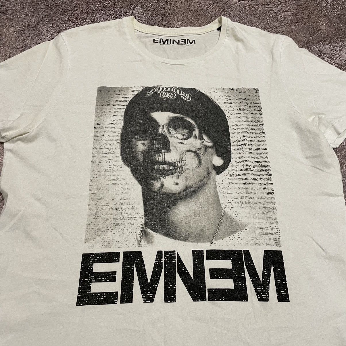 Vintage Vintage Y2K Eminem Graphic Band Tee Faded Black Grunge M Size US M / EU 48-50 / 2 - 5 Thumbnail
