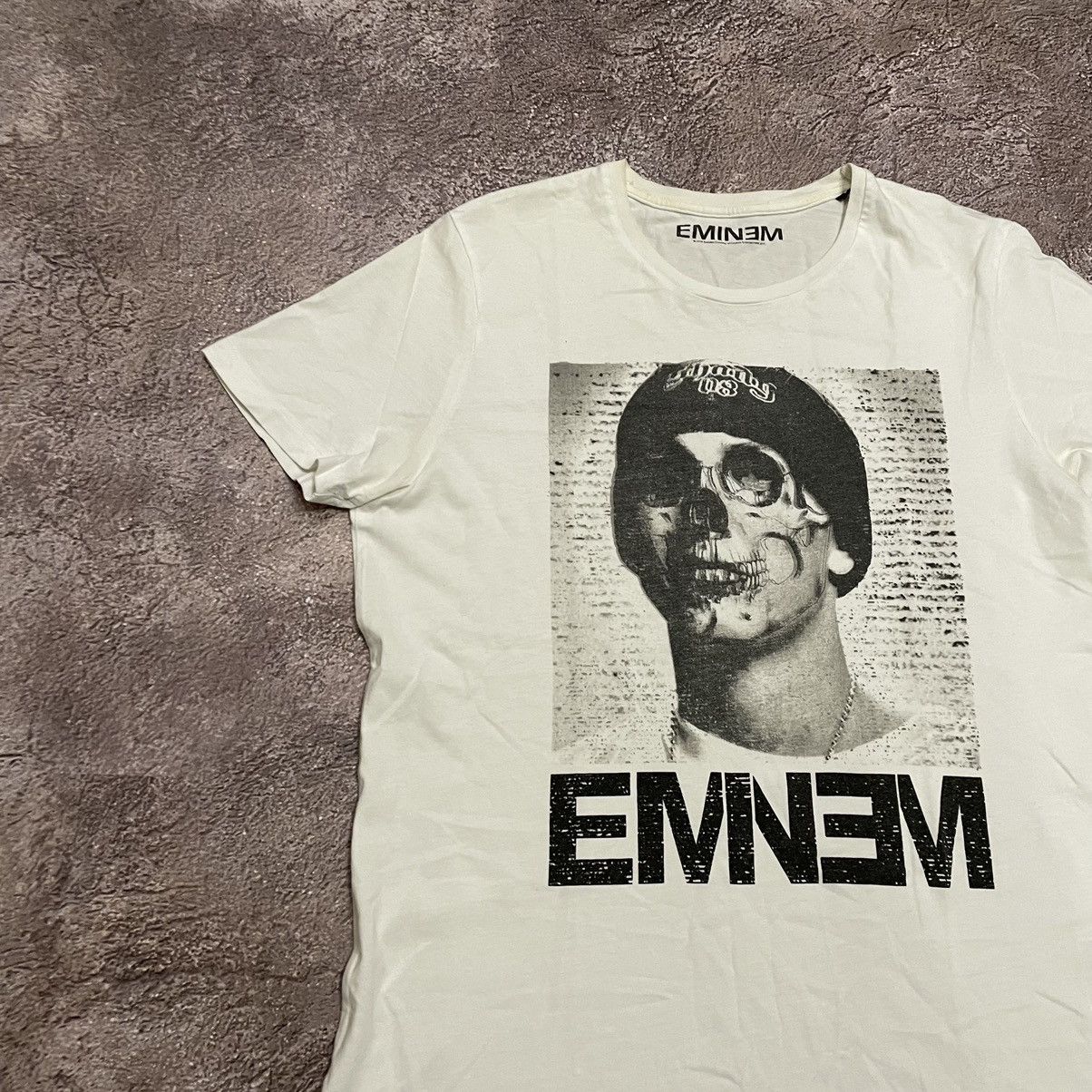 Vintage Vintage Y2K Eminem Graphic Band Tee Faded Black Grunge M Size US M / EU 48-50 / 2 - 4 Thumbnail