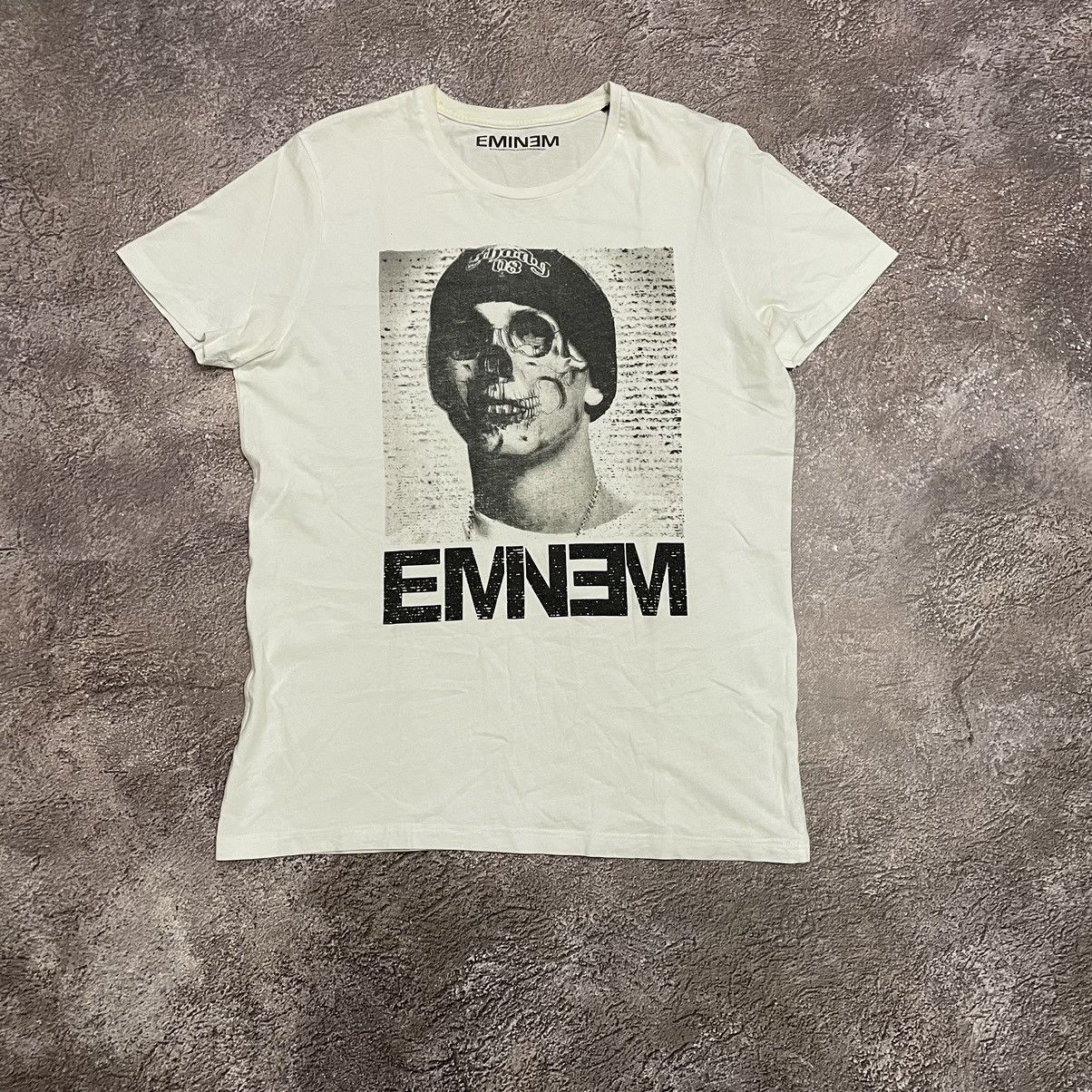 Vintage Vintage Y2K Eminem Graphic Band Tee Faded Black Grunge M Size US M / EU 48-50 / 2 - 2 Thumbnail