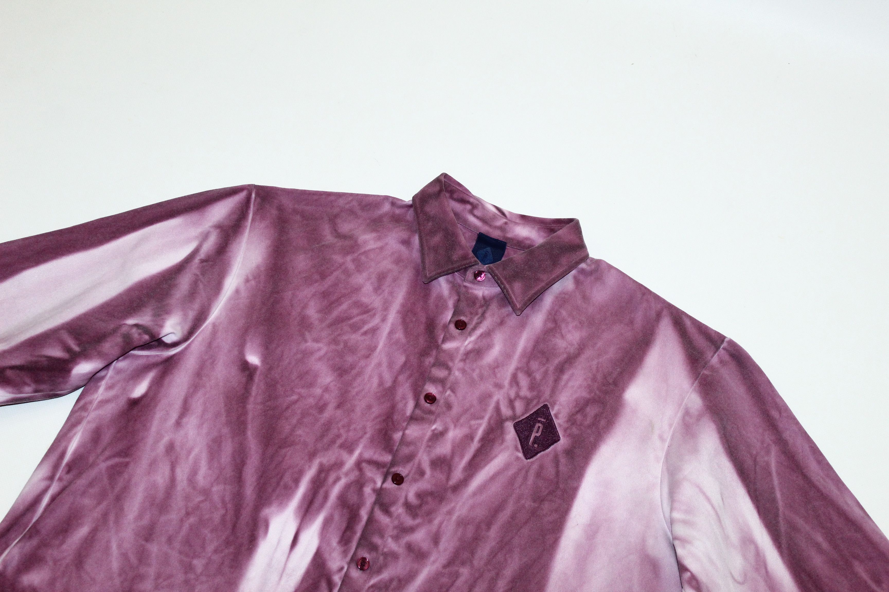 Pigalle Rare Pigalle Paris Box Logo Acid Wash Denim Over Shirt Size US L / EU 52-54 / 3 - 5 Thumbnail