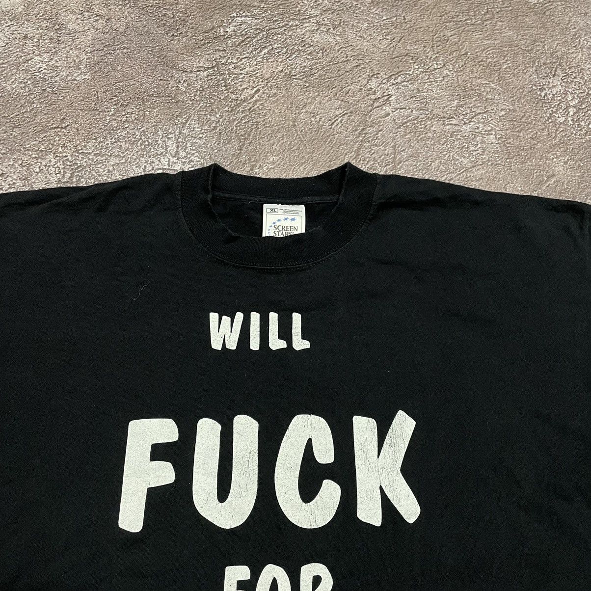 Vintage Vintage Y2K Graphic Tee Humor Streetwear Single Stitch Black Size US XL / EU 56 / 4 - 6 Thumbnail