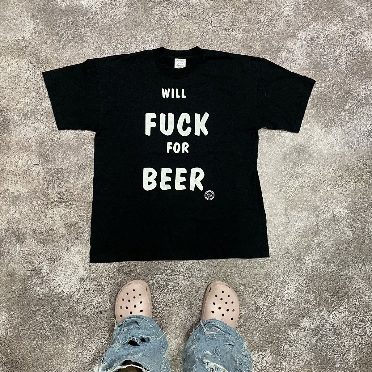 Vintage Vintage Y2K Graphic Tee Humor Streetwear Single Stitch Black Size US XL / EU 56 / 4 - 1 Thumbnail