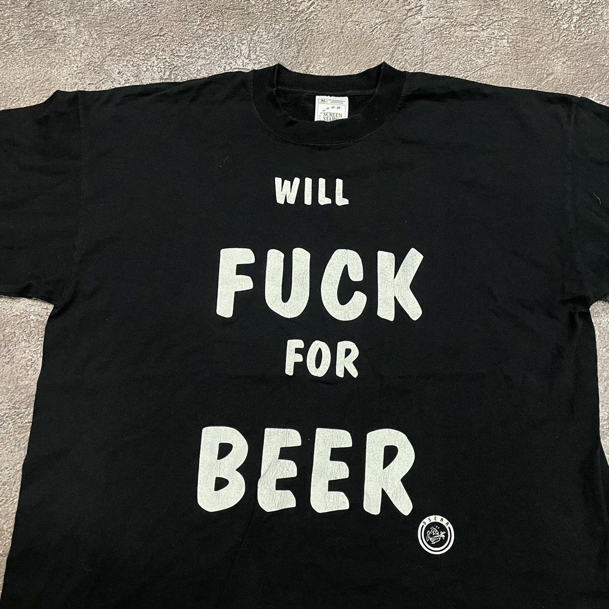 Vintage Vintage Y2K Graphic Tee Humor Streetwear Single Stitch Black Size US XL / EU 56 / 4 - 5 Thumbnail