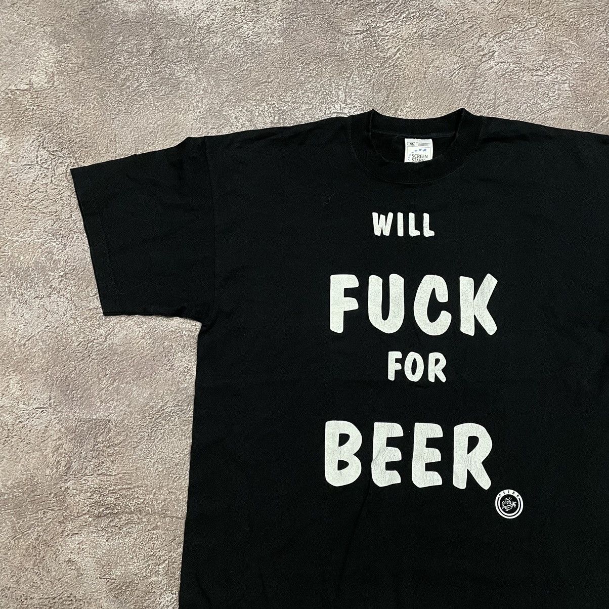 Vintage Vintage Y2K Graphic Tee Humor Streetwear Single Stitch Black Size US XL / EU 56 / 4 - 4 Thumbnail