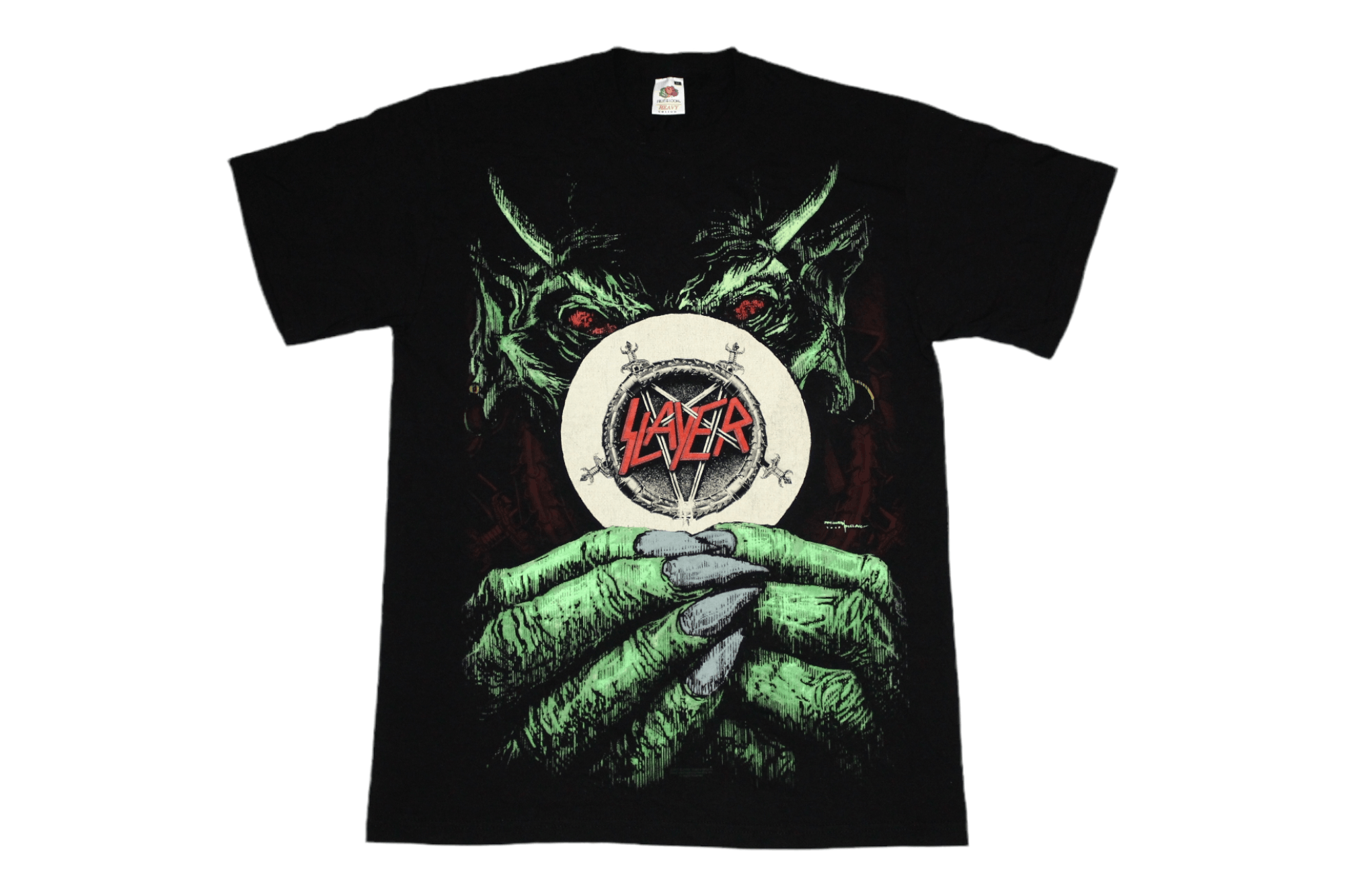 Slayer Y2k💥RARE Slayer Acid Devil Artwork Graphic T-Shirt Size US M / EU 48-50 / 2 - 1 Thumbnail