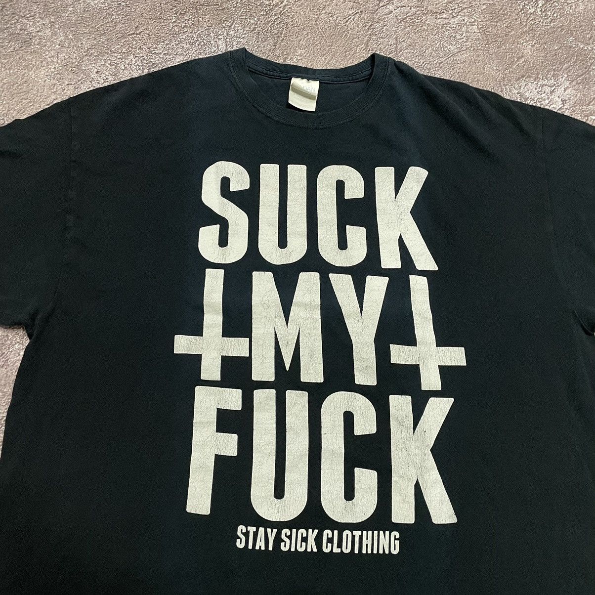 Vintage Vintage Y2K ADULT Suck Fuck Religion Cross XL Size US XL / EU 56 / 4 - 5 Thumbnail