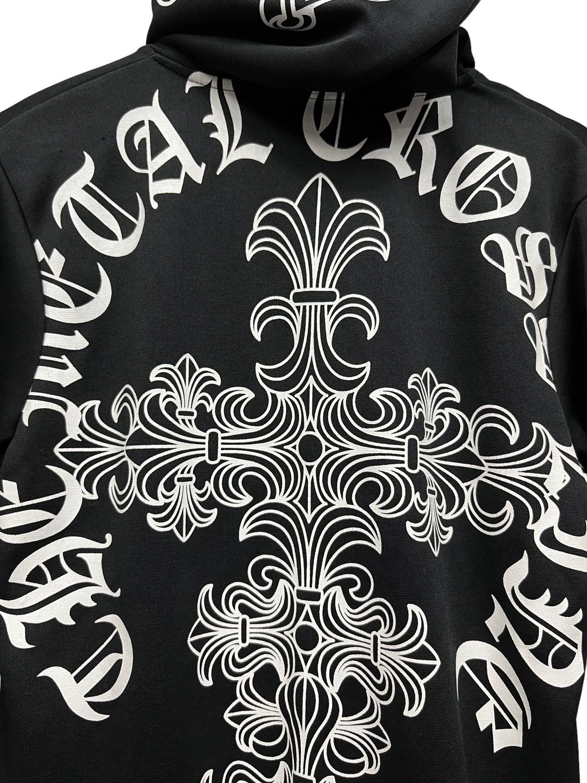 Seditionaries Inspired Chrome Hearts Metal Tribal Cross Life Black Hoodie Size US S / EU 44-46 / 1 - 9 Thumbnail