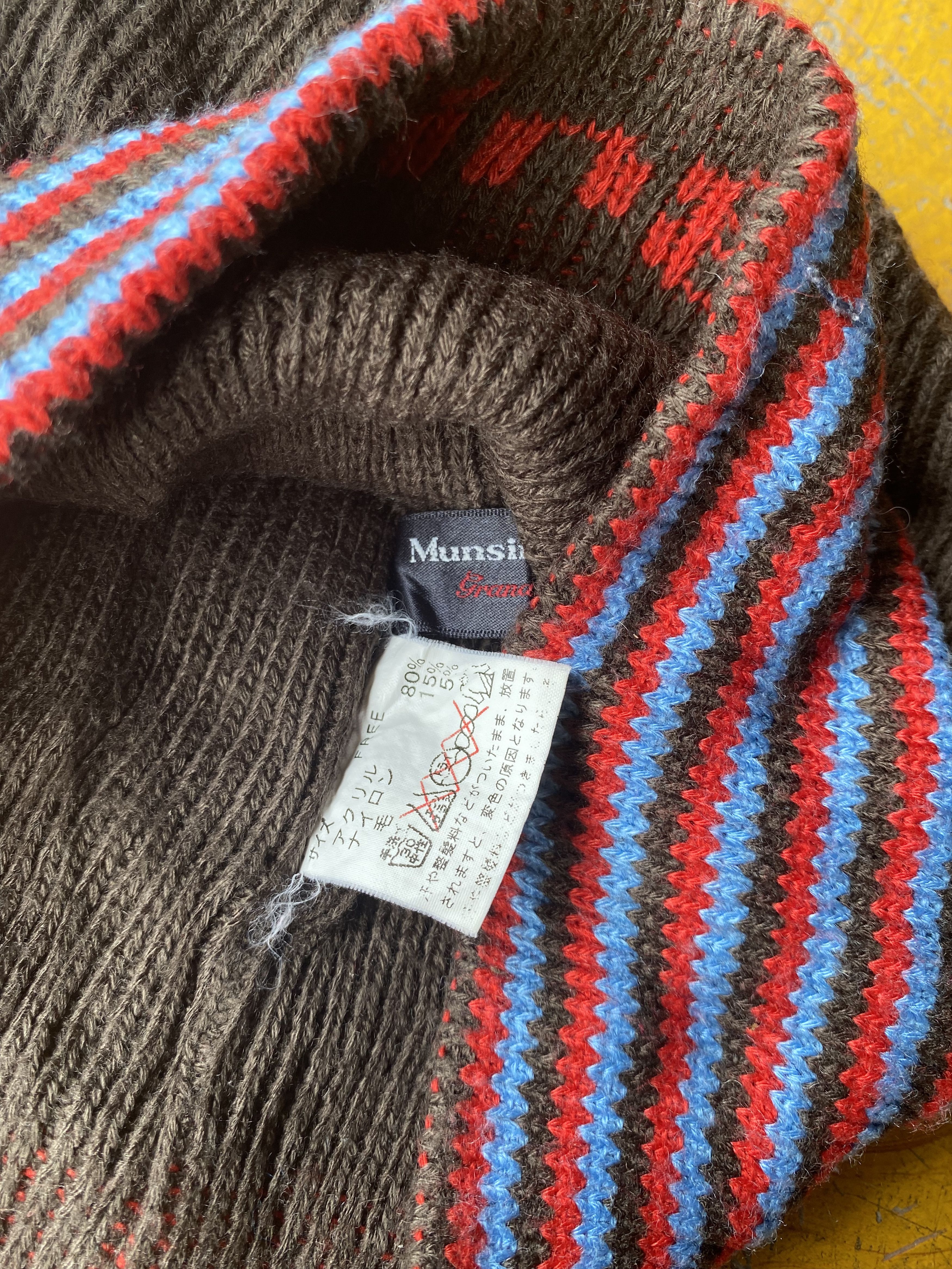 Grand Slam × Vintage VINTAGE MUNSINGWEAR Grandslam streetwear Japan beanie hat Size ONE SIZE - 4 Thumbnail
