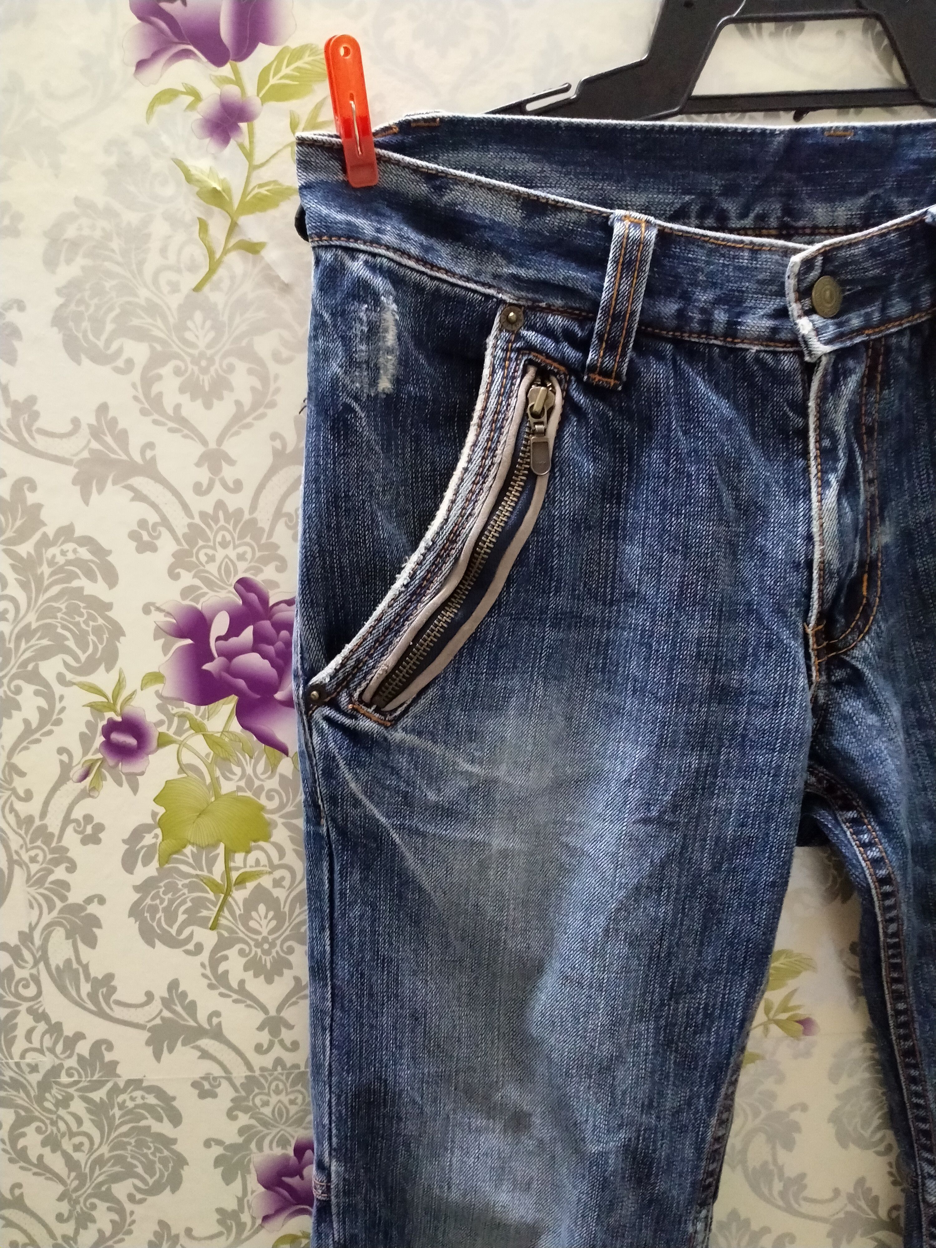 Japanese Brand PPFM SKINNY JEANS Size US 33 - 5 Thumbnail