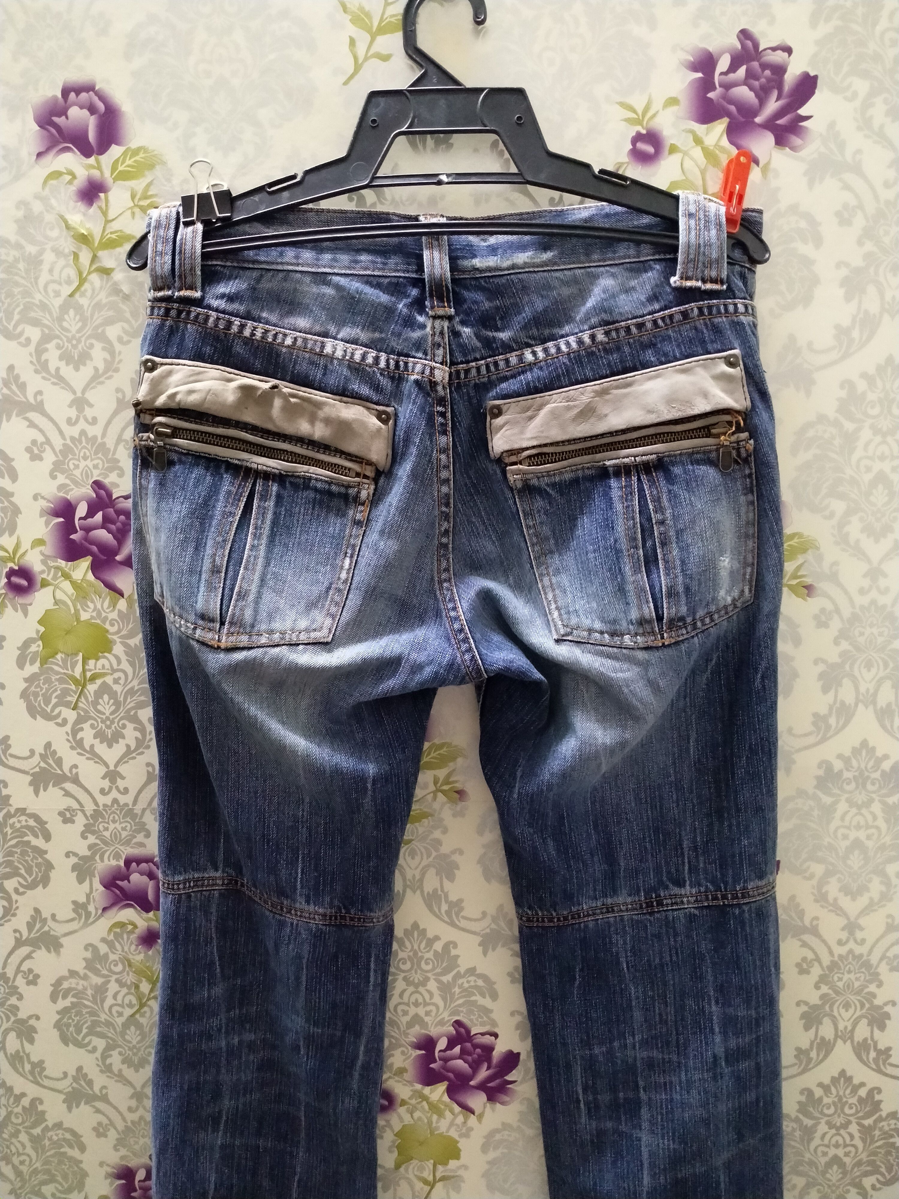 Japanese Brand PPFM SKINNY JEANS Size US 33 - 1 Thumbnail