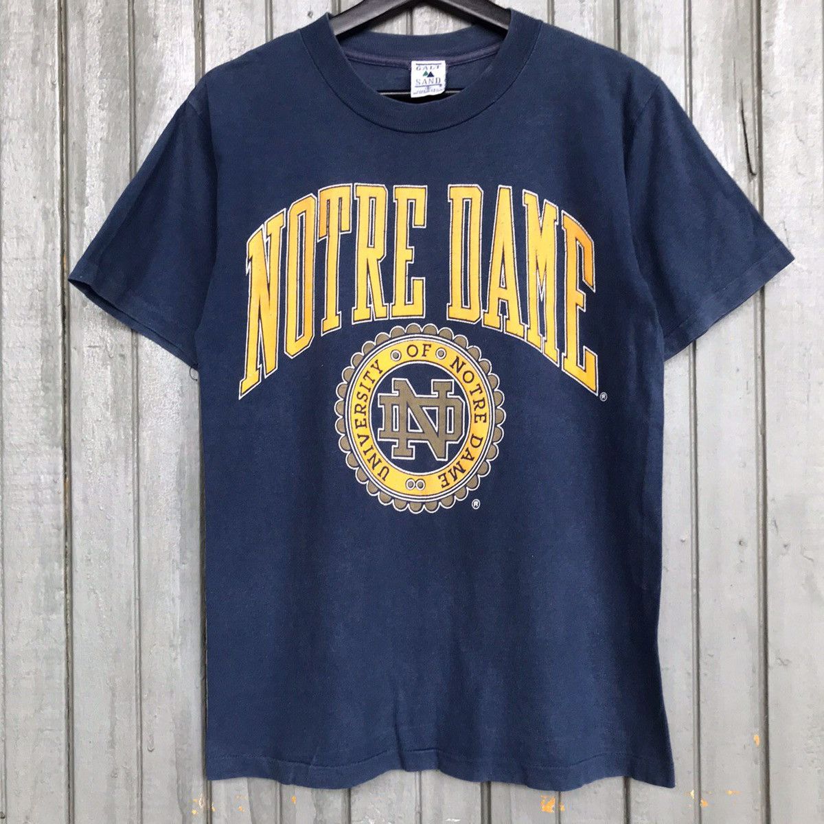Vintage 🔥Vintage NOTRE DAME university 90s tees tshirt made in usa Size US S / EU 44-46 / 1 - 3 Thumbnail
