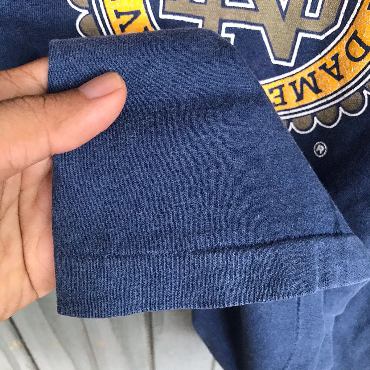 Vintage 🔥Vintage NOTRE DAME university 90s tees tshirt made in usa Size US S / EU 44-46 / 1 - 9 Thumbnail