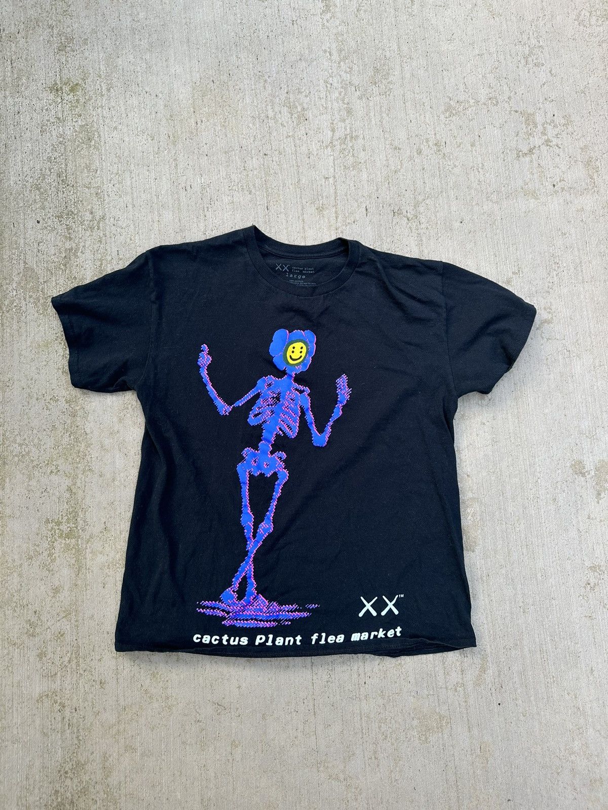 Kaws kaws x cpfm tee black | Grailed