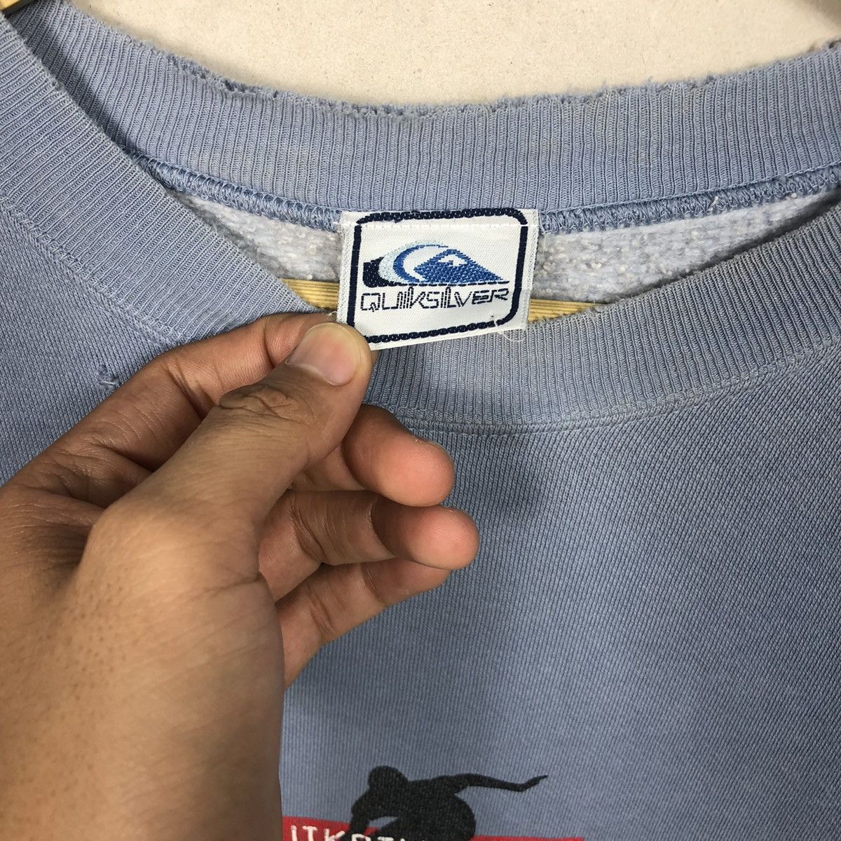 Quicksilver Vintage 90s Quiksilver Sweatshirt Jumper Size US L / EU 52-54 / 3 - 8 Thumbnail