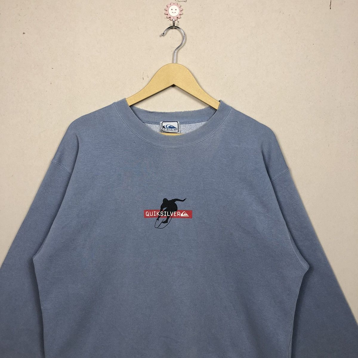Quicksilver Vintage 90s Quiksilver Sweatshirt Jumper Size US L / EU 52-54 / 3 - 3 Thumbnail