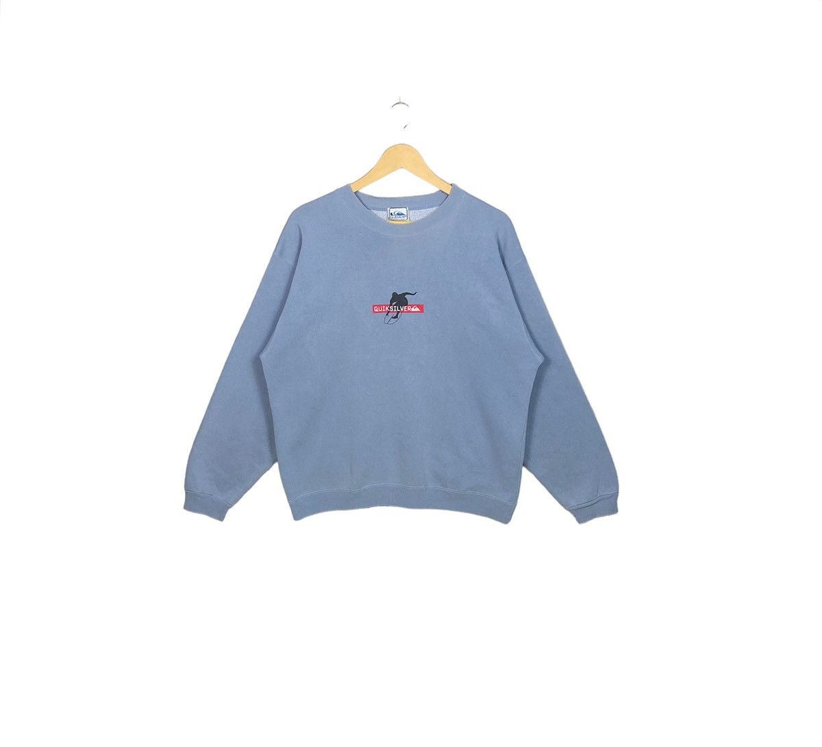 Quicksilver Vintage 90s Quiksilver Sweatshirt Jumper Size US L / EU 52-54 / 3 - 1 Thumbnail