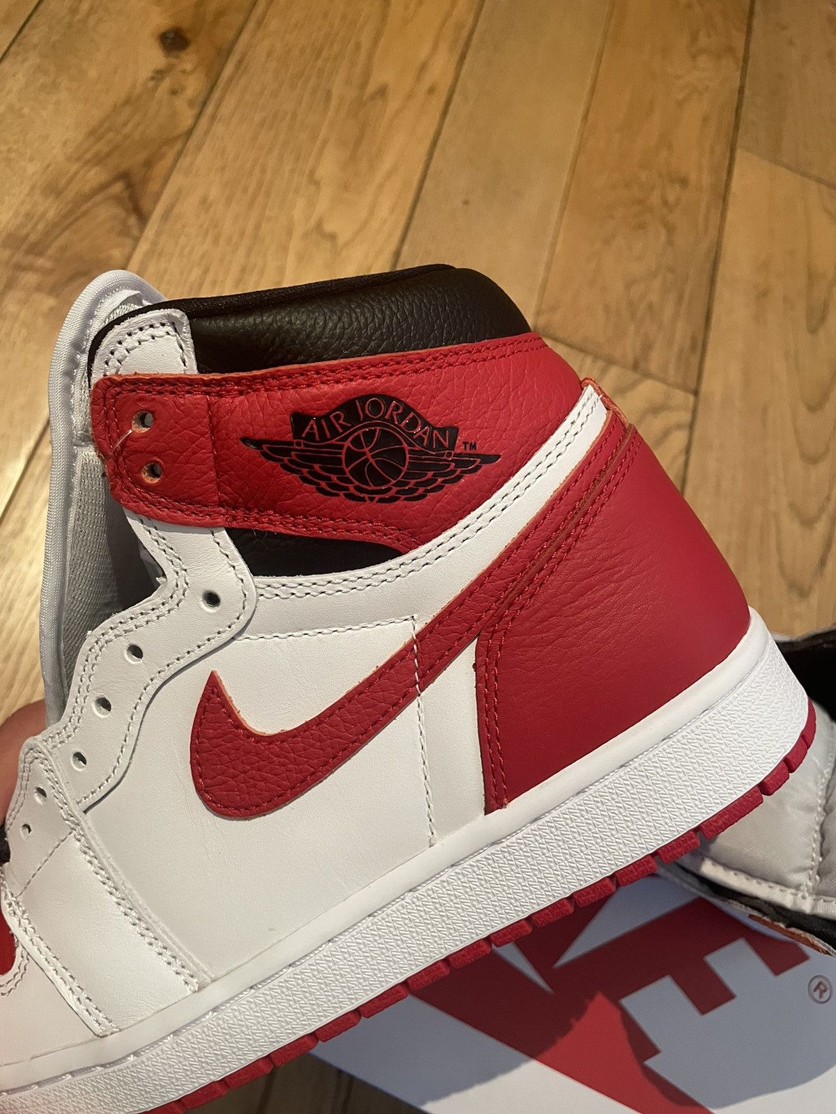 Jordan Brand × Nike Jordan 1 High Heritage Red 2022 Size US 9.5 / EU 42-43 - 6 Thumbnail
