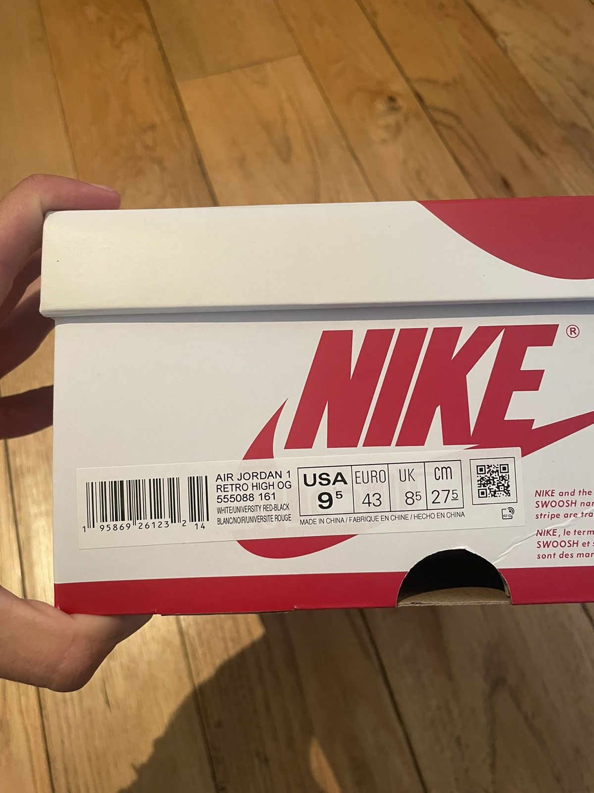Jordan Brand × Nike Jordan 1 High Heritage Red 2022 Size US 9.5 / EU 42-43 - 13 Thumbnail