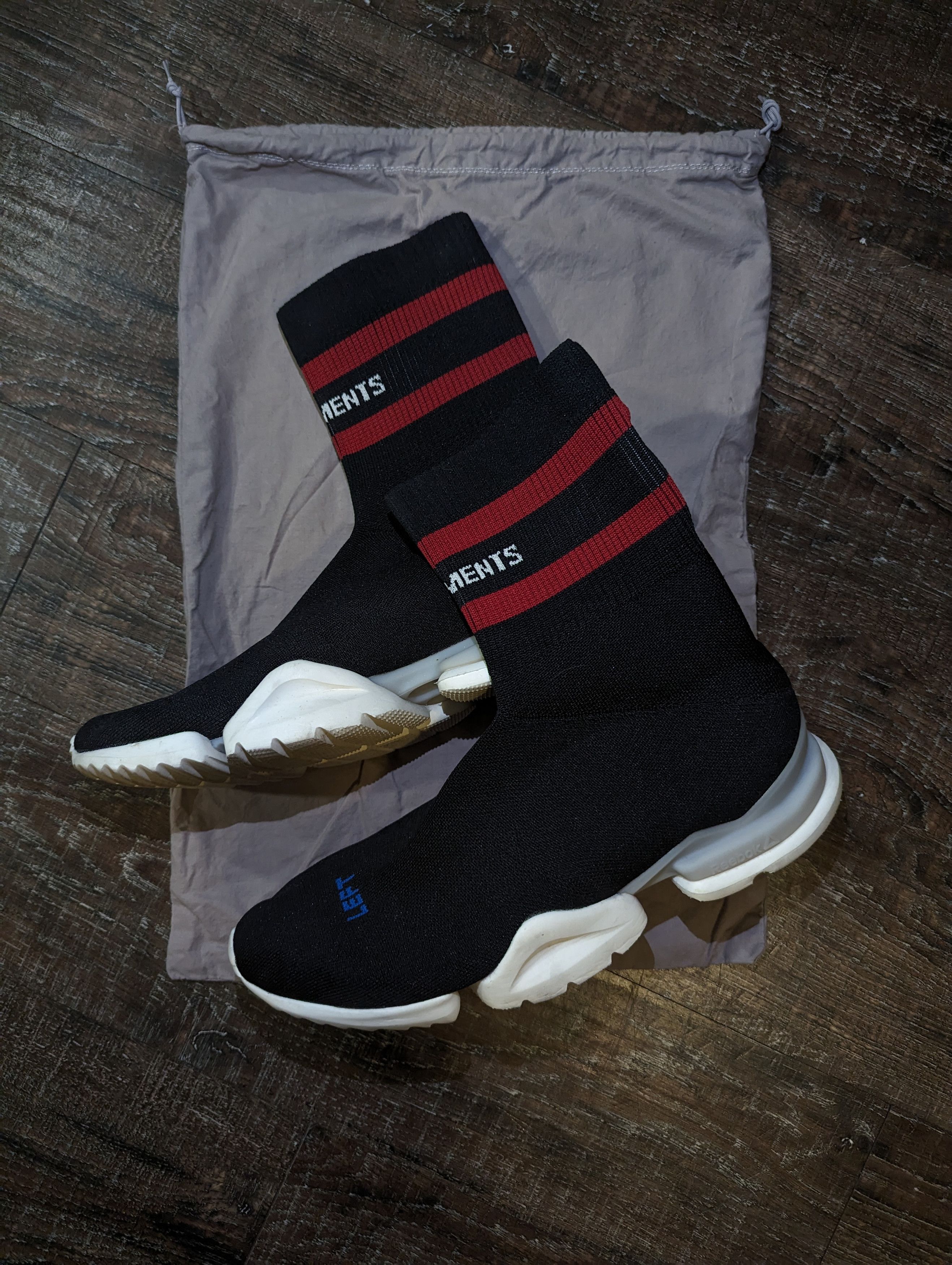 Reebok × Vetements Vetements Reebok Sockrunners Size US 13 / EU 46 - 1 Thumbnail