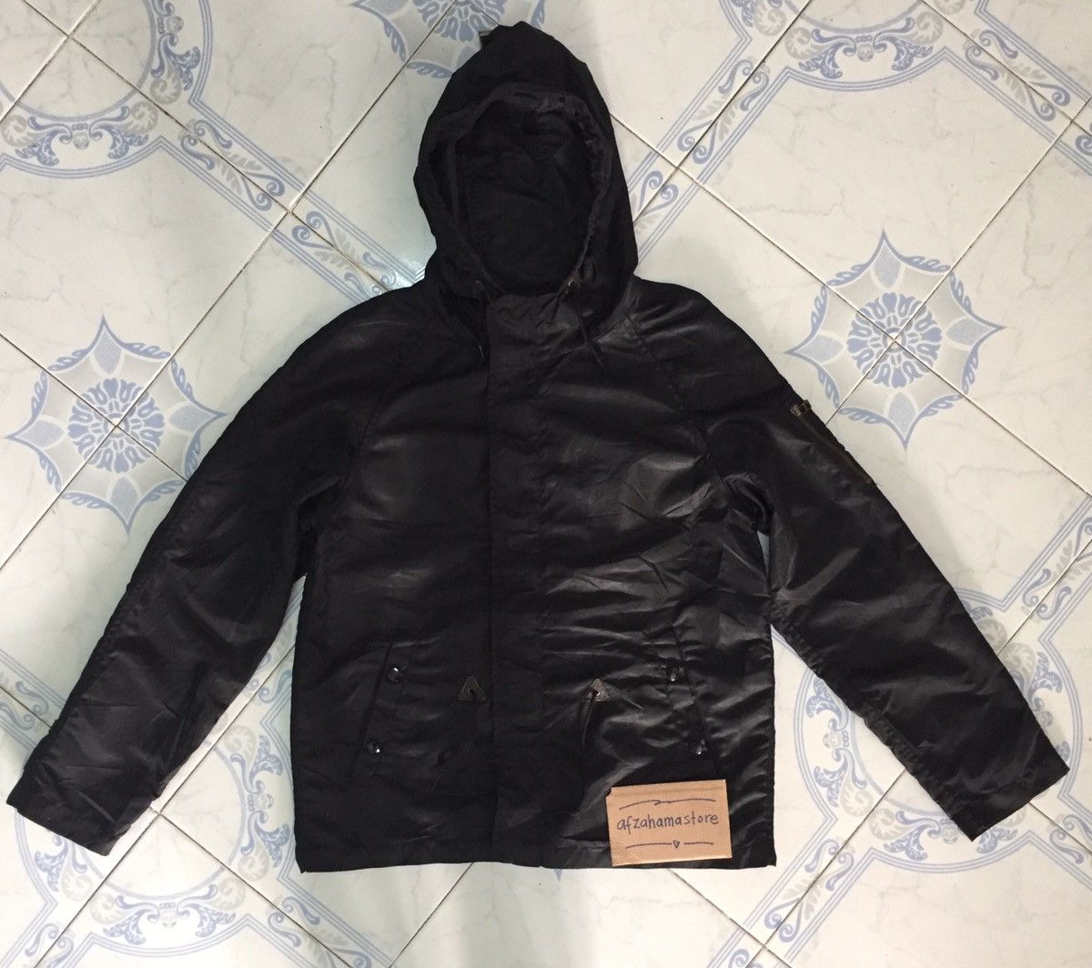 Schott Nylon Schott combat type jacket cap hoodie Size US M / EU 48-50 / 2 - 1 Thumbnail