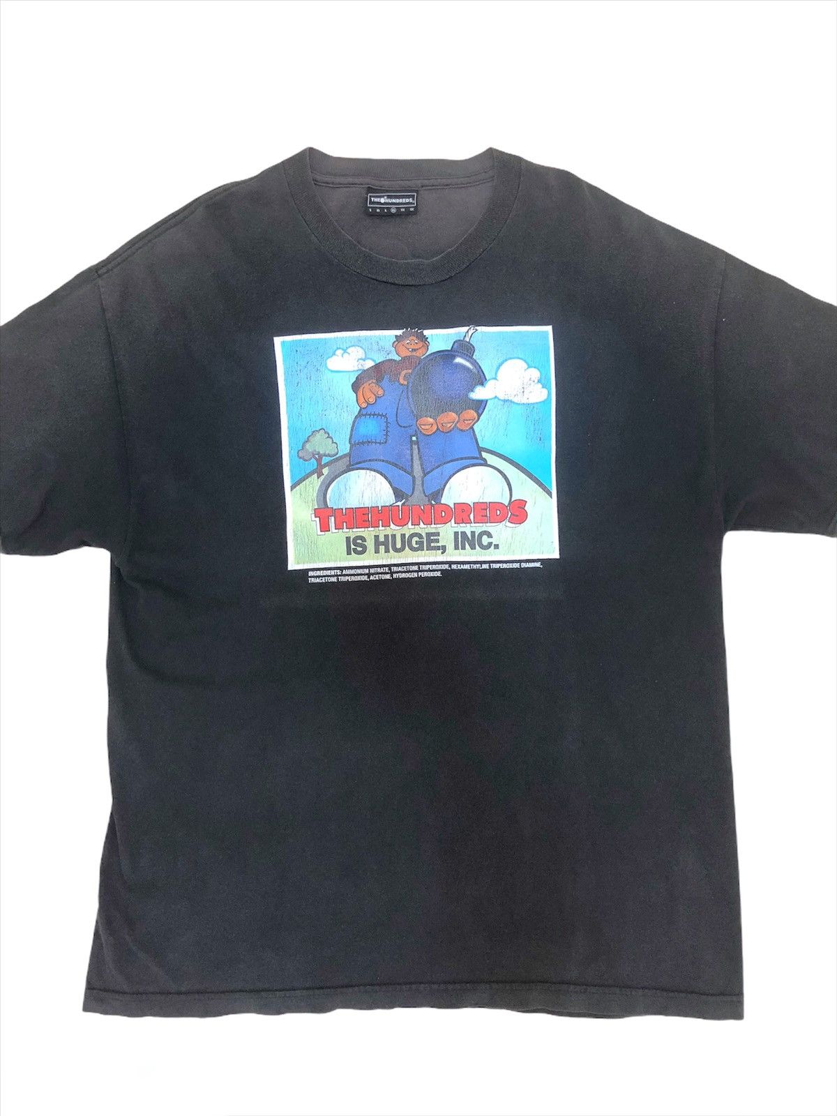 The Hundreds Y2K The Hundreds 🇺🇸 How To Make Bomb Distress Shirt Size US L / EU 52-54 / 3 - 3 Thumbnail