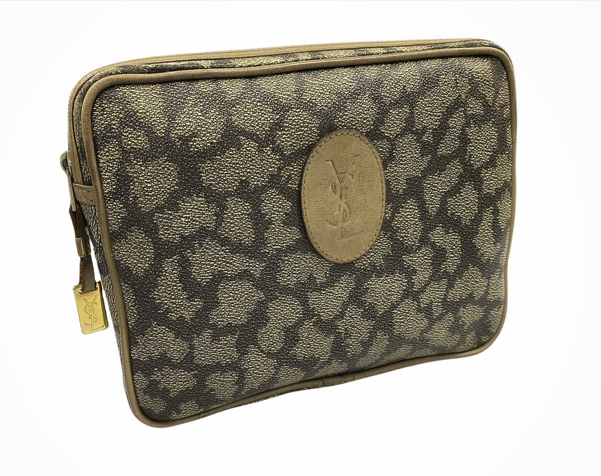 Vintage Vintage Yves Saint Laurent Clutch Bag Size ONE SIZE - 1 Thumbnail
