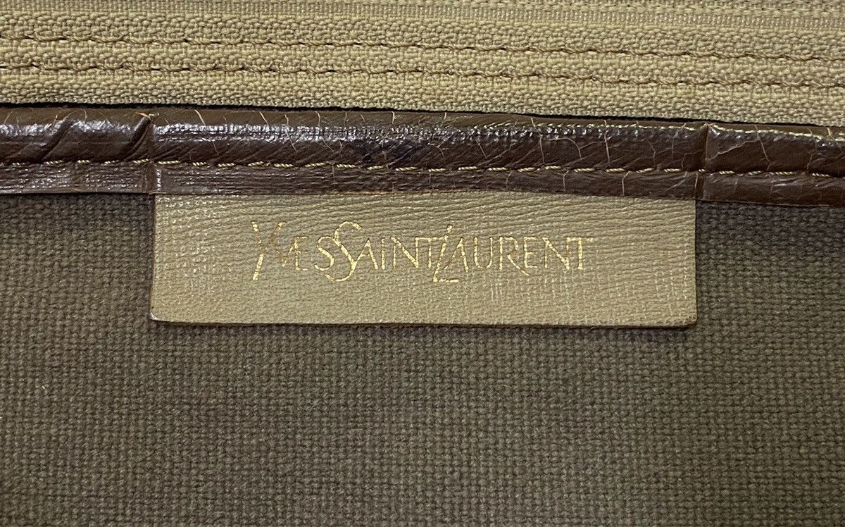 Vintage Vintage Yves Saint Laurent Clutch Bag Size ONE SIZE - 8 Thumbnail