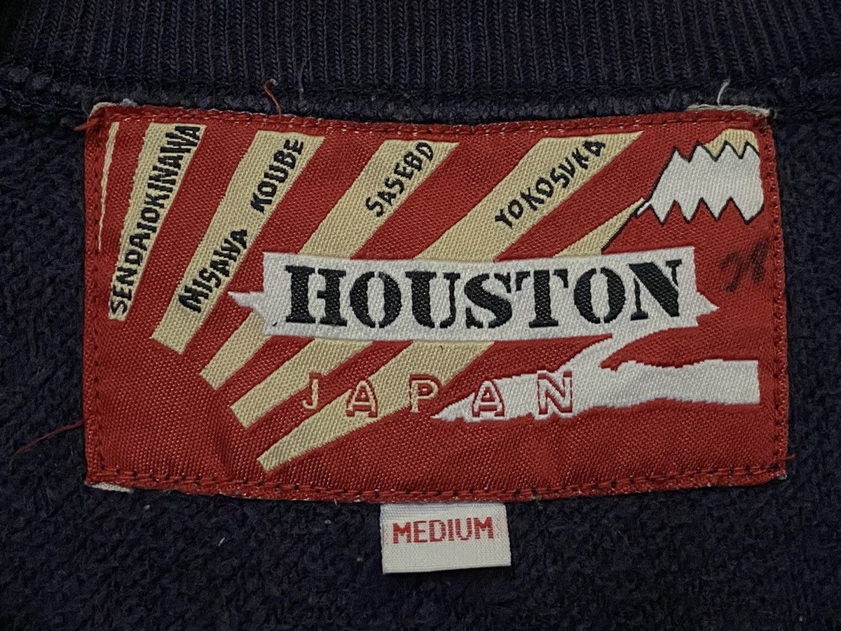 Japanese Brand × Vintage Vintage Houston Embroidery Skull & Snake Sweatshirt Size US M / EU 48-50 / 2 - 9 Thumbnail