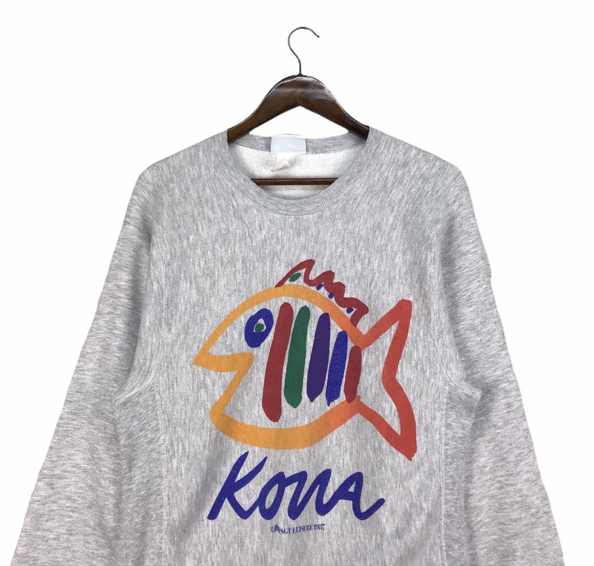 Vintage Vintage Sgt.Leisure Koua Fish Hawaii Sweatshirt Size US S / EU 44-46 / 1 - 2 Thumbnail