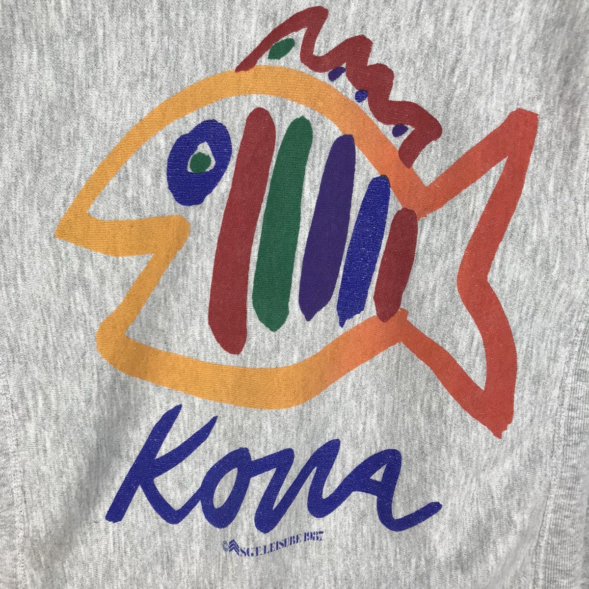 Vintage Vintage Sgt.Leisure Koua Fish Hawaii Sweatshirt Size US S / EU 44-46 / 1 - 3 Thumbnail