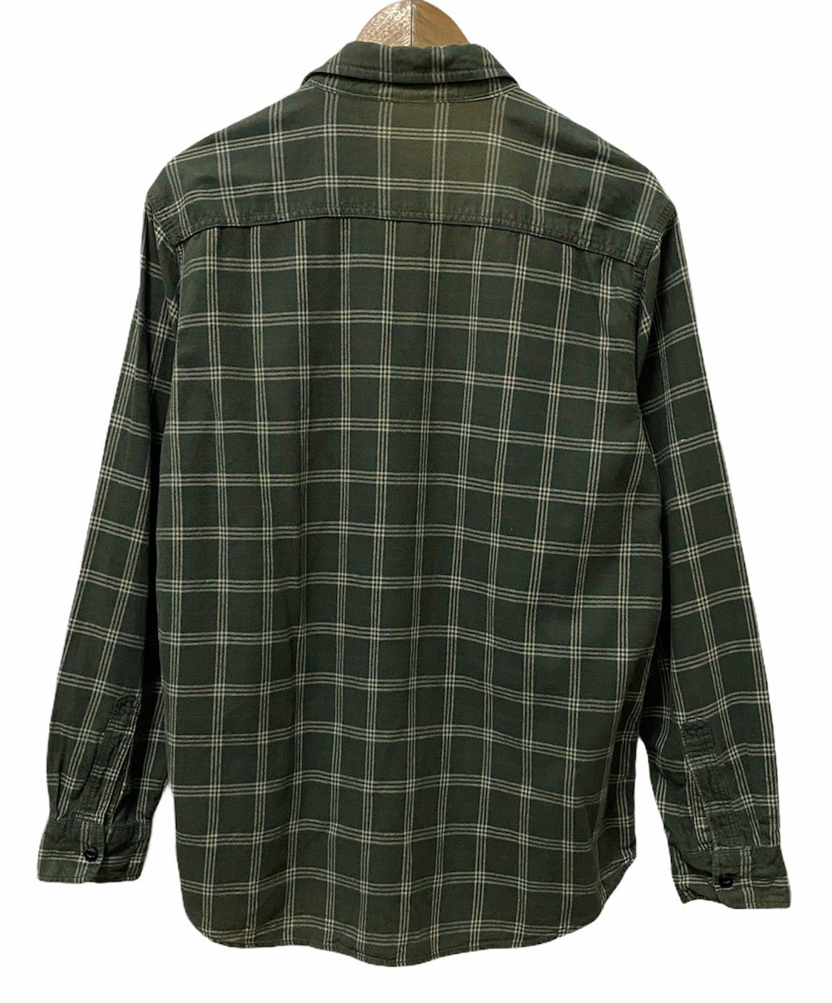 Levi's Rare🔥Vintage Levi’s Red Tab Green Plaid Flannel Button Up Size US M / EU 48-50 / 2 - 3 Thumbnail