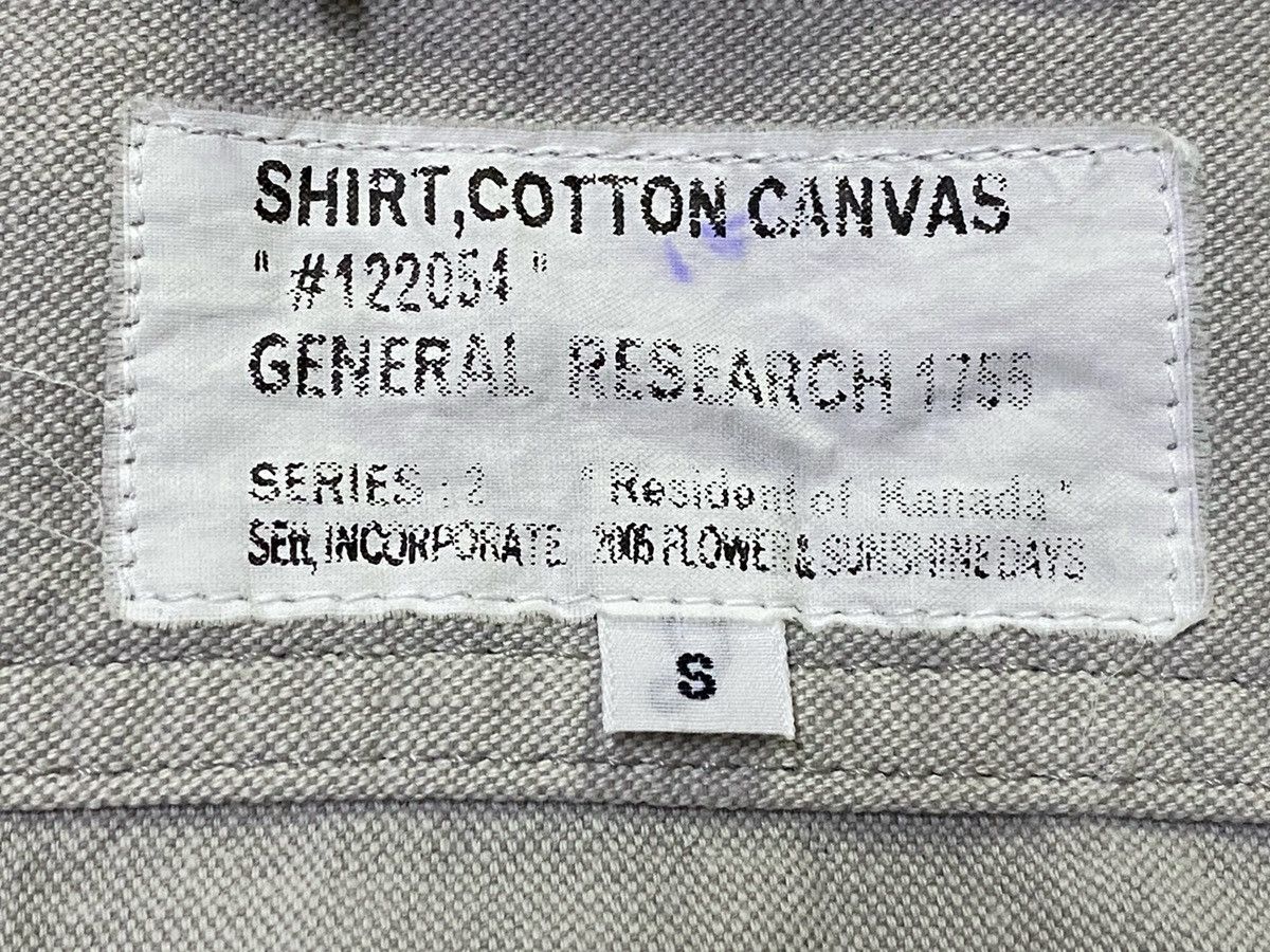 General Research Vintage General Research 1755 Shirt Cotton Canvas Size US S / EU 44-46 / 1 - 9 Thumbnail