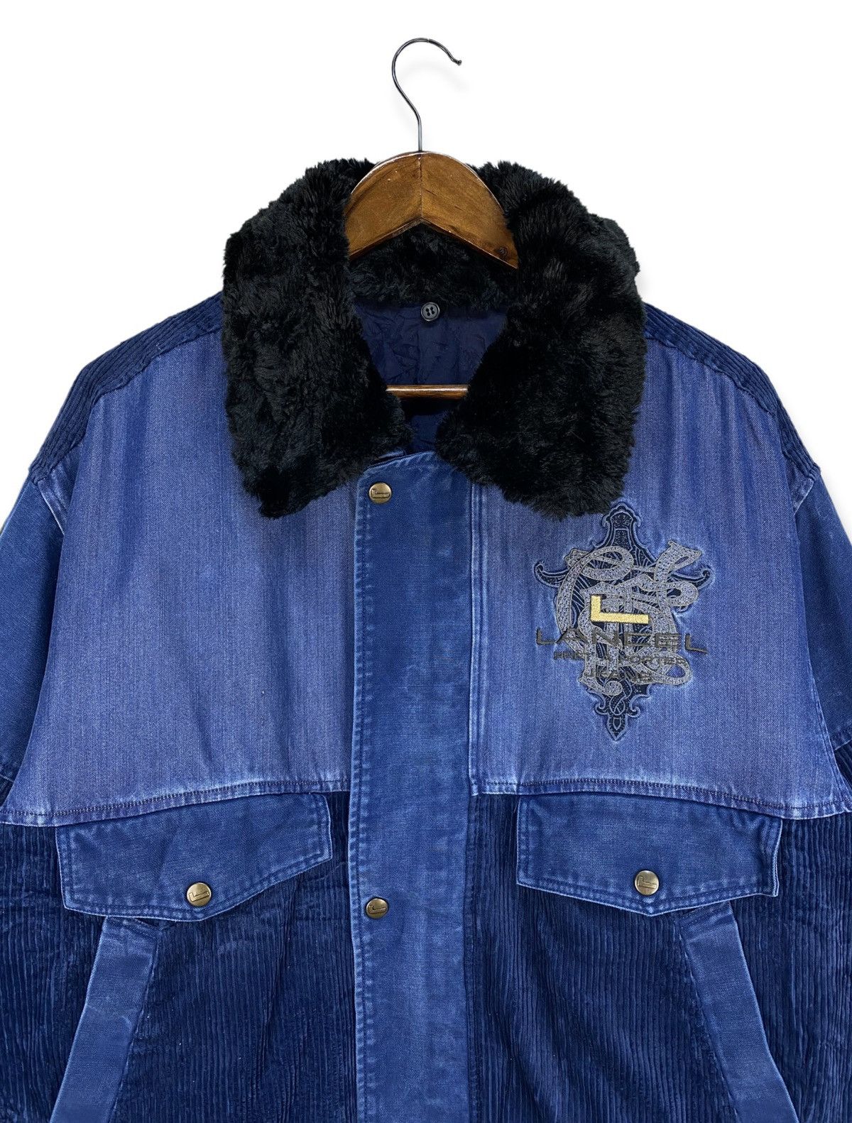 Lancel Vintage Lancel Pret A Porter Jeans Jacket Size US L / EU 52-54 / 3 - 3 Thumbnail