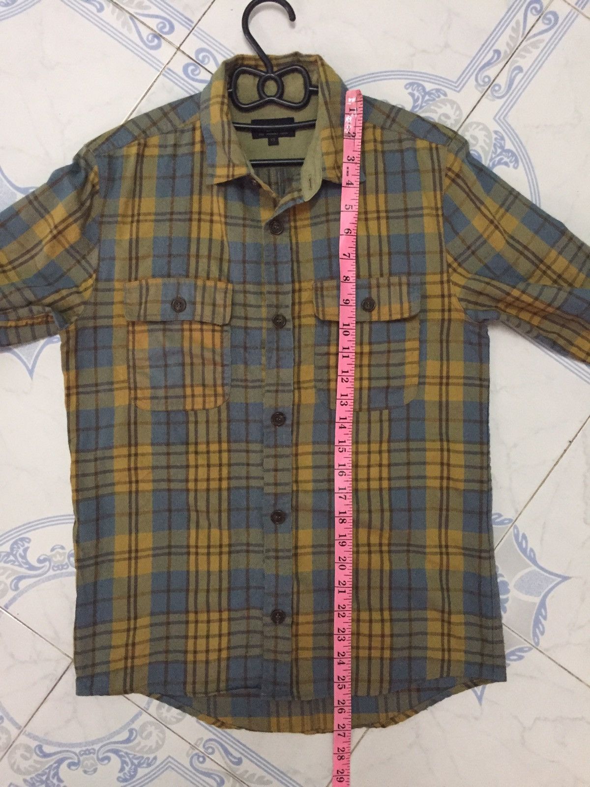 A.P.C. A.P.C. Rue Madame Paris Checkered Long Sleeve Button Up Size US XS / EU 42 / 0 - 17 Thumbnail