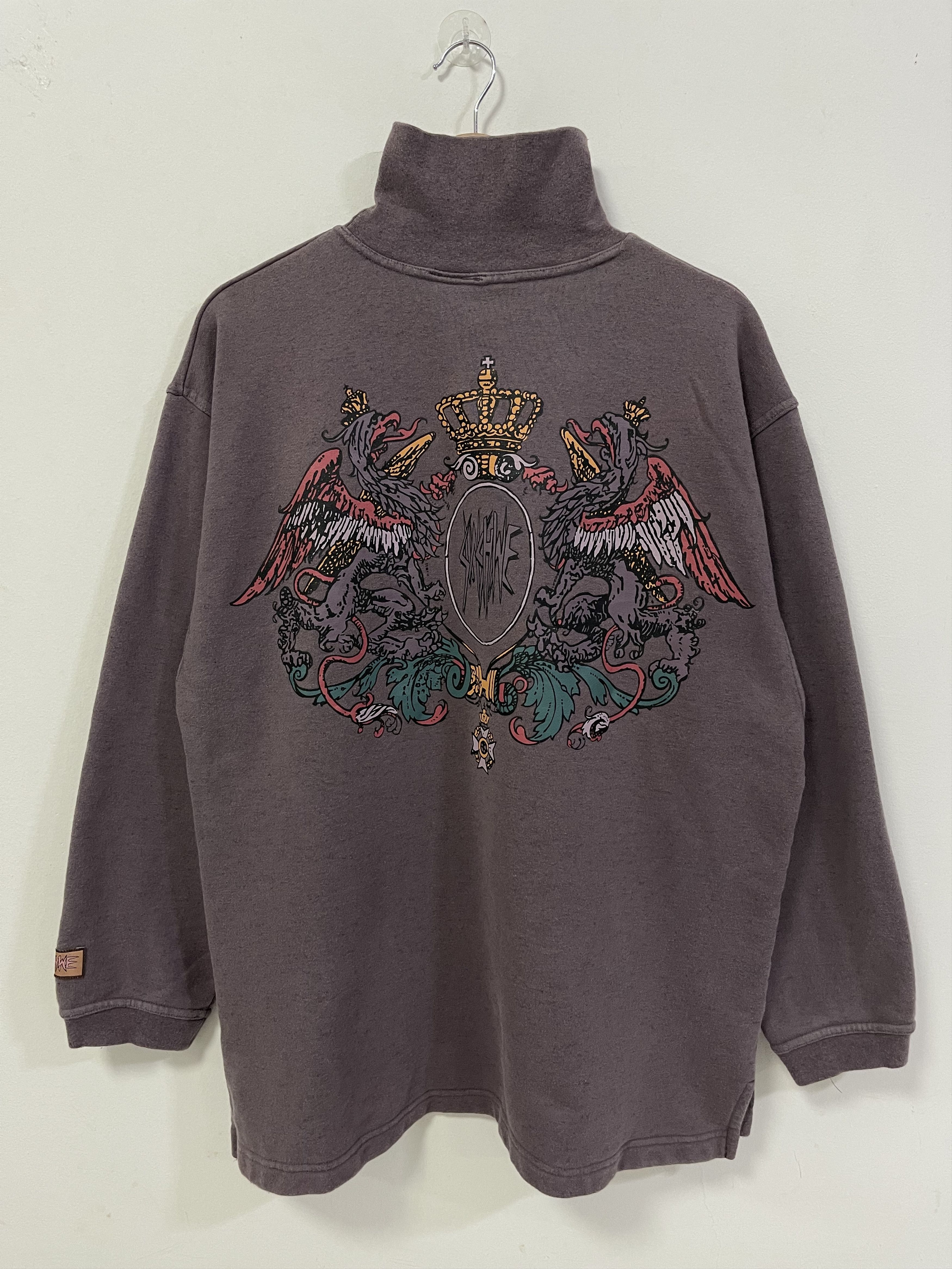 Dragonfly Vintage Sunshwe Turtleneck Dragonfly Big Logo Sweatshirt Size US M / EU 48-50 / 2 - 1 Thumbnail