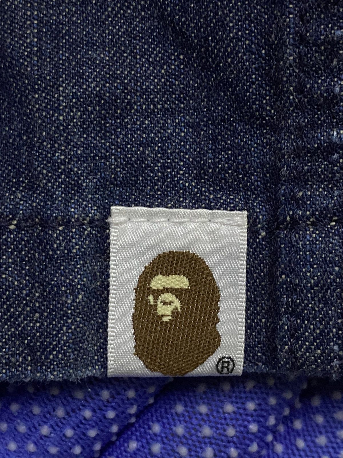 Bape A Bathing Ape Wide Leg Straight Slit Pocket Jeans Size 32" / US 10 / IT 46 - 14 Thumbnail