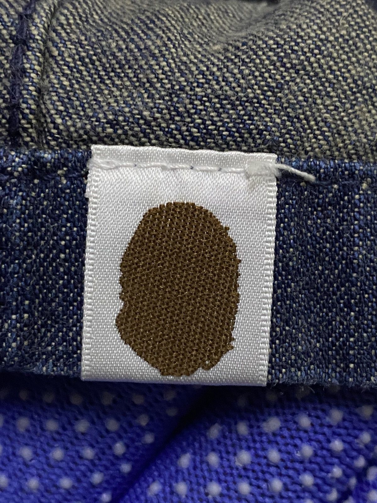 Bape A Bathing Ape Wide Leg Straight Slit Pocket Jeans Size 32" / US 10 / IT 46 - 15 Thumbnail