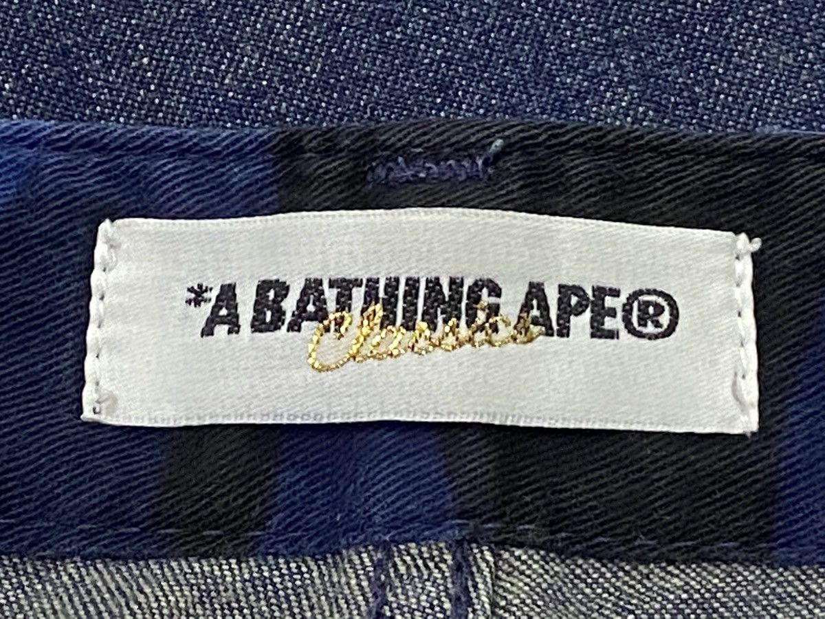 Bape A Bathing Ape Wide Leg Straight Slit Pocket Jeans Size 32" / US 10 / IT 46 - 5 Thumbnail