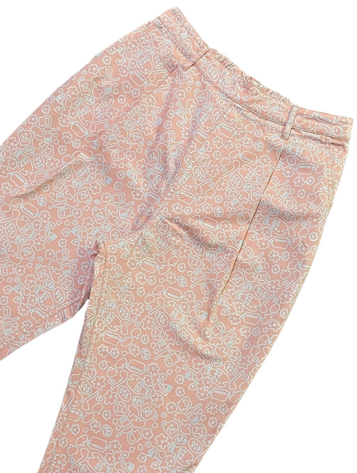 Issey Miyake × Japanese Brand × Ne-Net Nice Design‼️Ne-Net By Issey Miyake Fullprint Cropped Pants Size 32" / US 10 / IT 46 - 17 Thumbnail