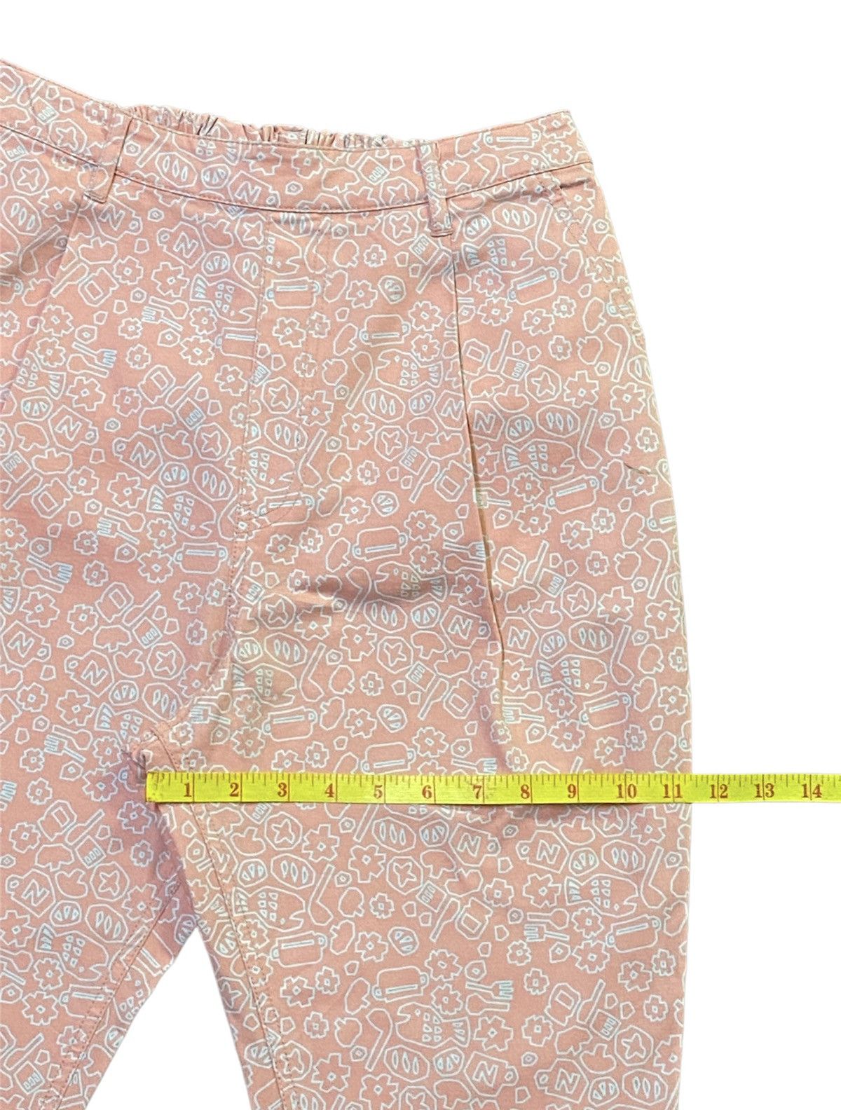 Issey Miyake × Japanese Brand × Ne-Net Nice Design‼️Ne-Net By Issey Miyake Fullprint Cropped Pants Size 32" / US 10 / IT 46 - 8 Thumbnail