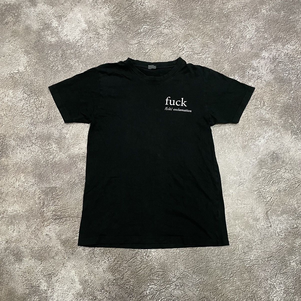 Vintage Vintage Y2K Graphic Tee Fuck Definition Streetwear Black L Size US L / EU 52-54 / 3 - 7 Thumbnail