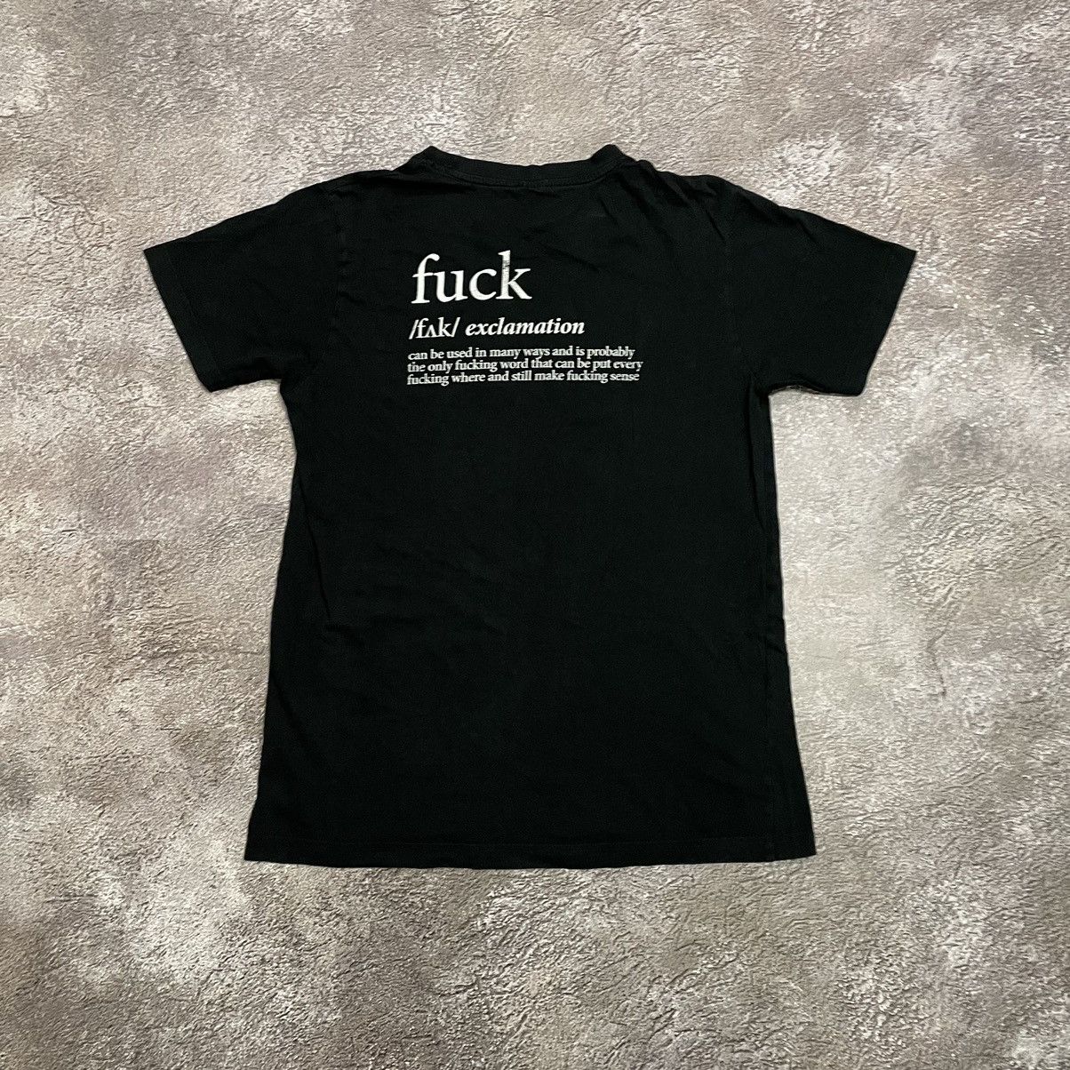 Vintage Vintage Y2K Graphic Tee Fuck Definition Streetwear Black L Size US L / EU 52-54 / 3 - 2 Thumbnail