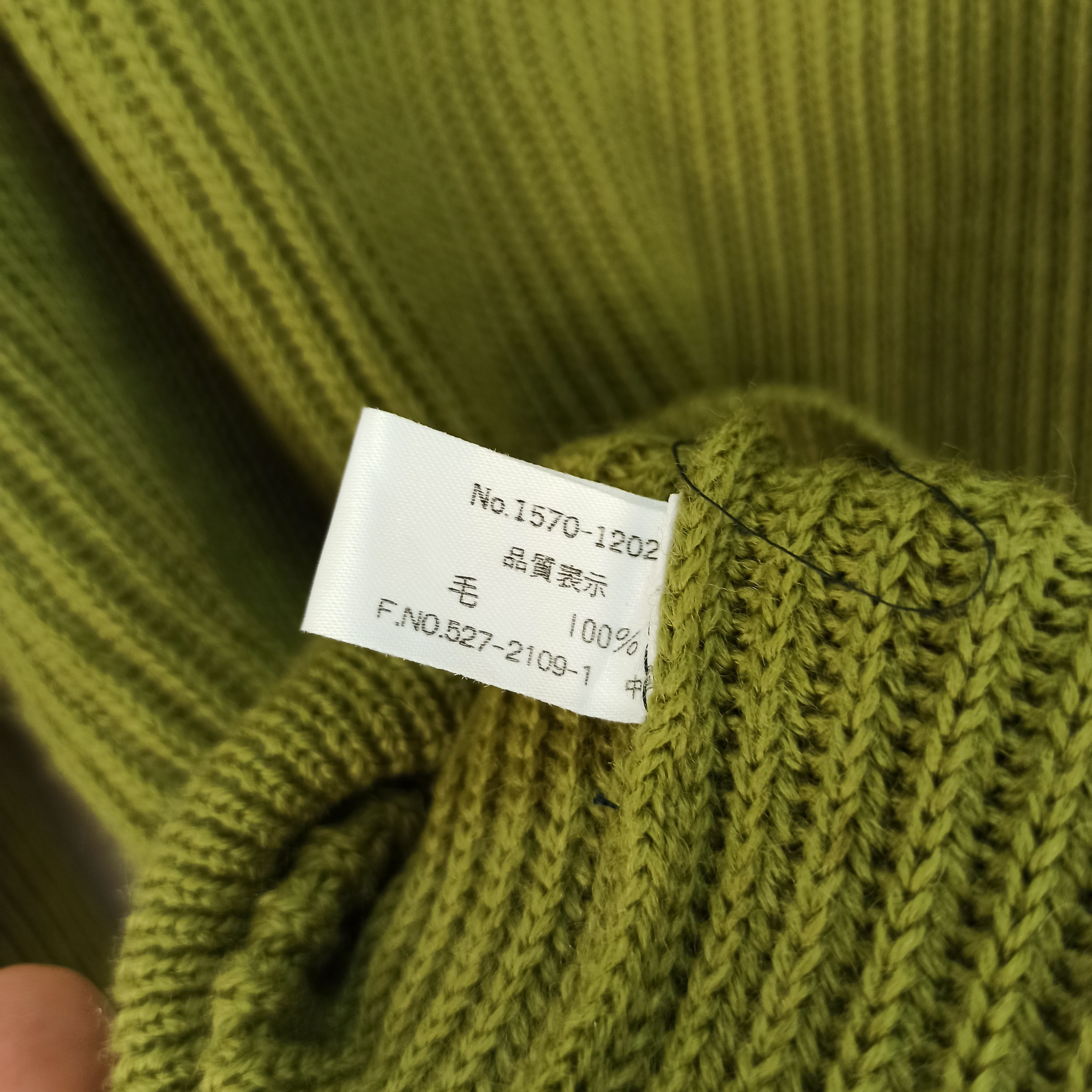 Homespun Knitwear Rare Seahop Authentic Green Knit Sweater Wool 100% Size M / US 6-8 / IT 42-44 - 9 Thumbnail