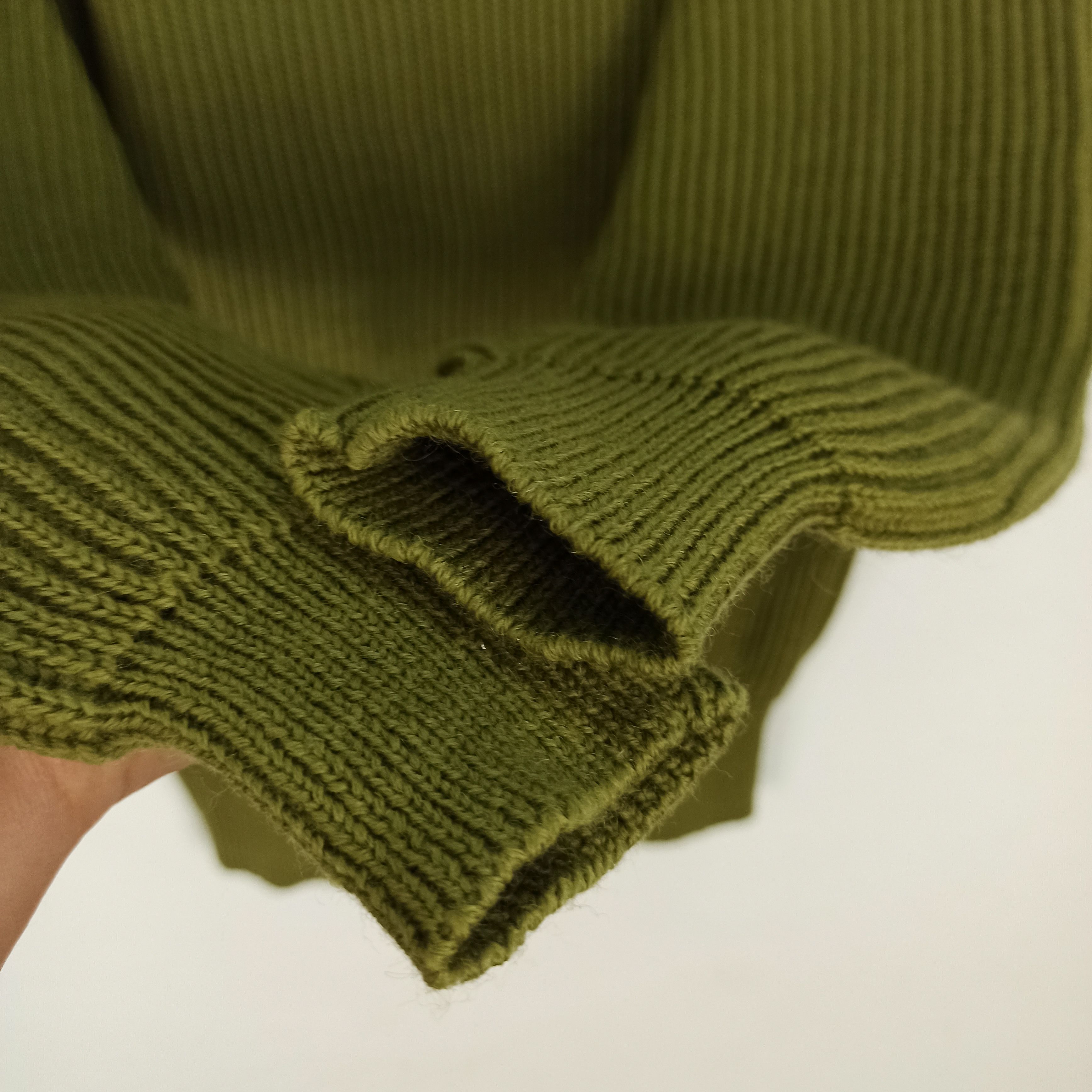 Homespun Knitwear Rare Seahop Authentic Green Knit Sweater Wool 100% Size M / US 6-8 / IT 42-44 - 5 Thumbnail