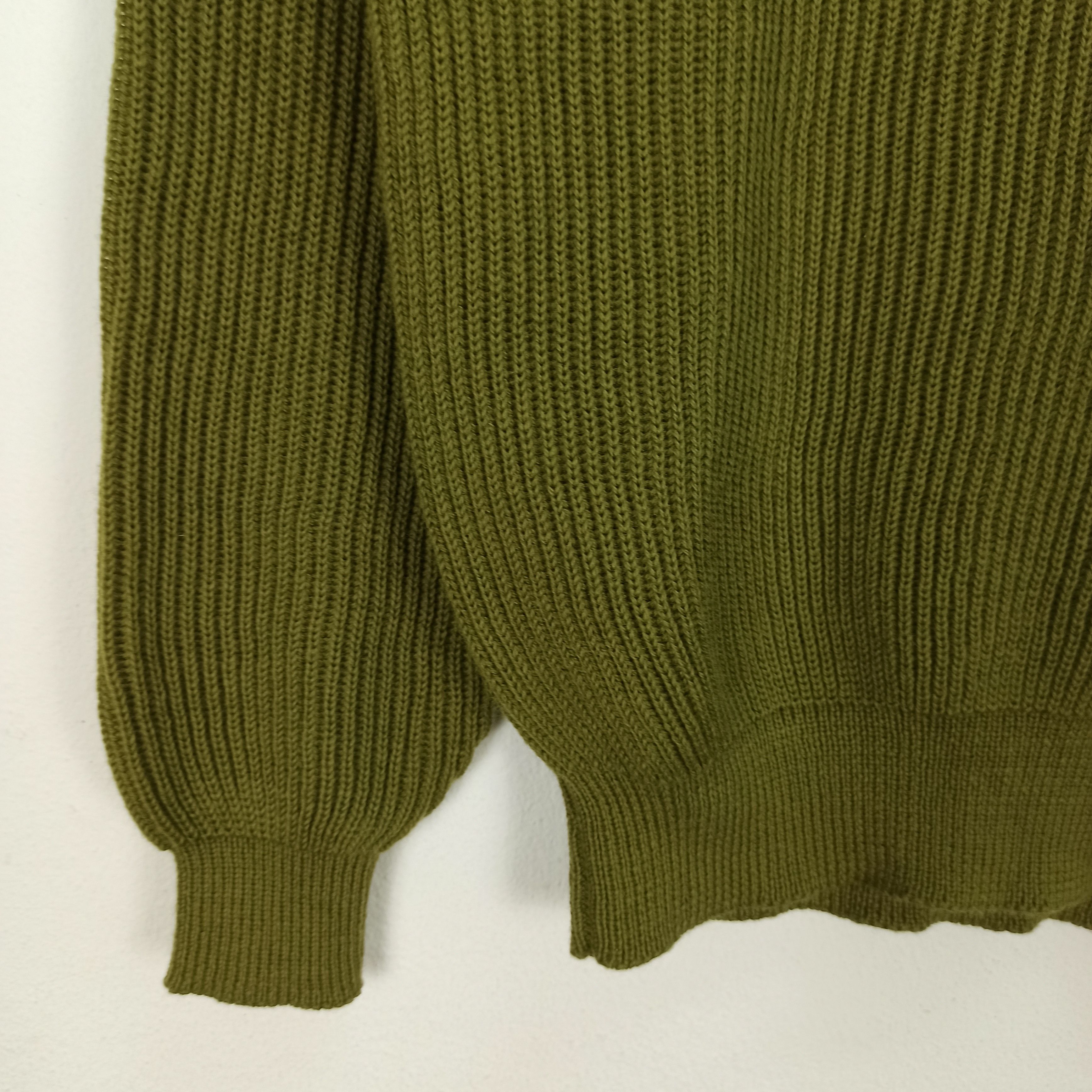 Homespun Knitwear Rare Seahop Authentic Green Knit Sweater Wool 100% Size M / US 6-8 / IT 42-44 - 3 Thumbnail