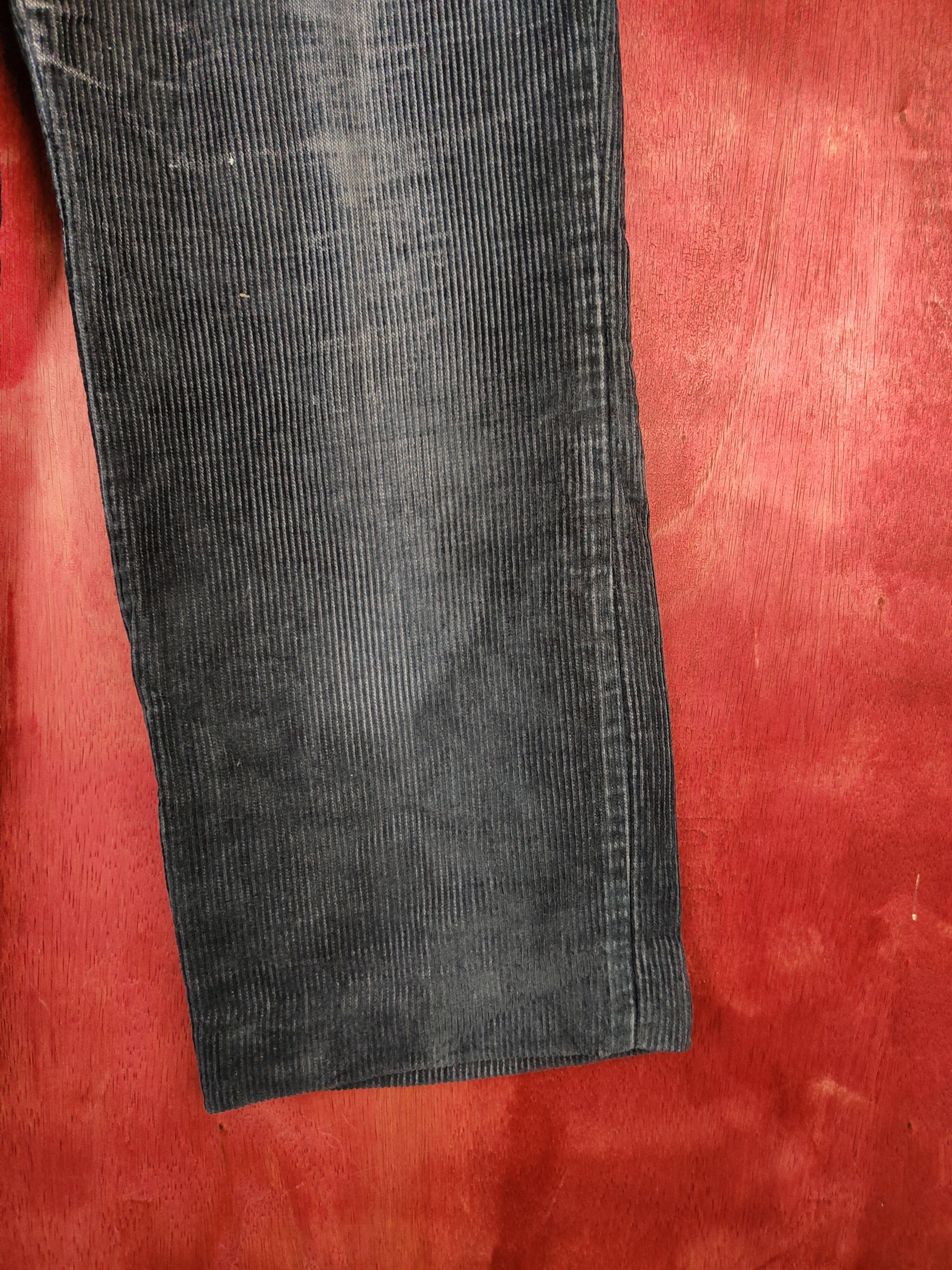 Vintage Big Born Faded Dark Blue Tactical Corduroy Cargo Pants #S577 Size US 28 / EU 44 - 6 Thumbnail