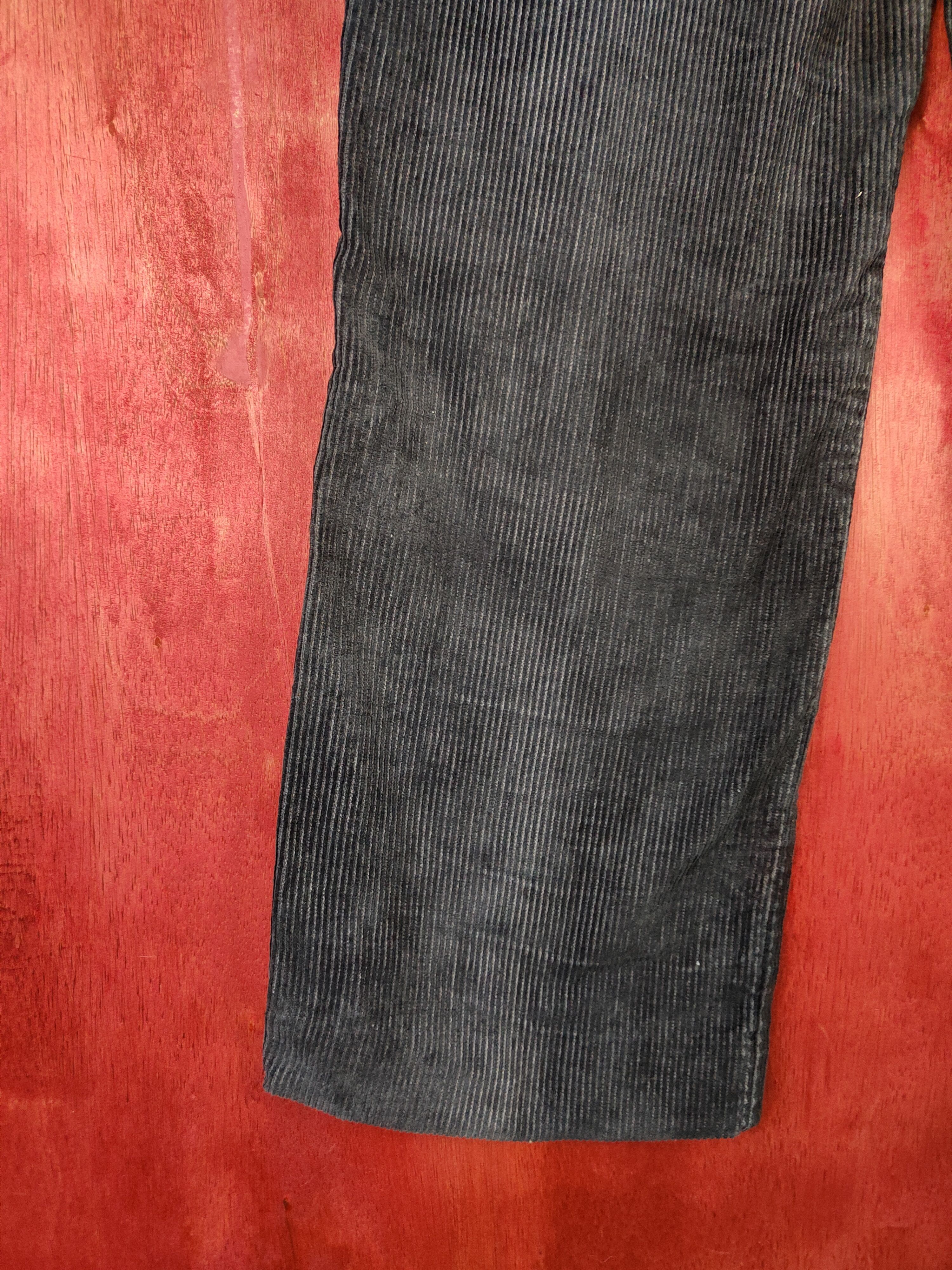 Vintage Big Born Faded Dark Blue Tactical Corduroy Cargo Pants #S577 Size US 28 / EU 44 - 9 Thumbnail