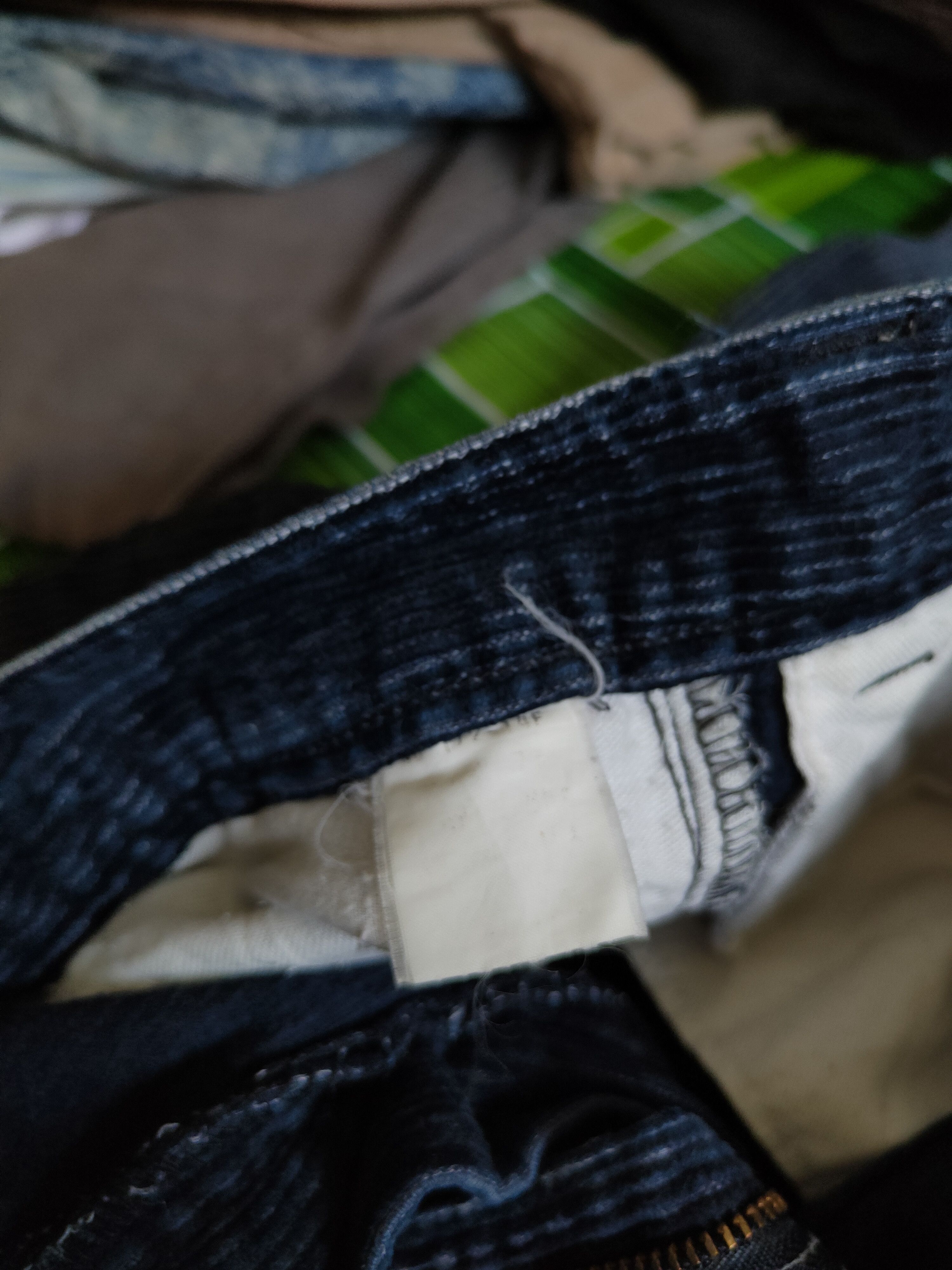 Vintage Big Born Faded Dark Blue Tactical Corduroy Cargo Pants #S577 Size US 28 / EU 44 - 13 Thumbnail