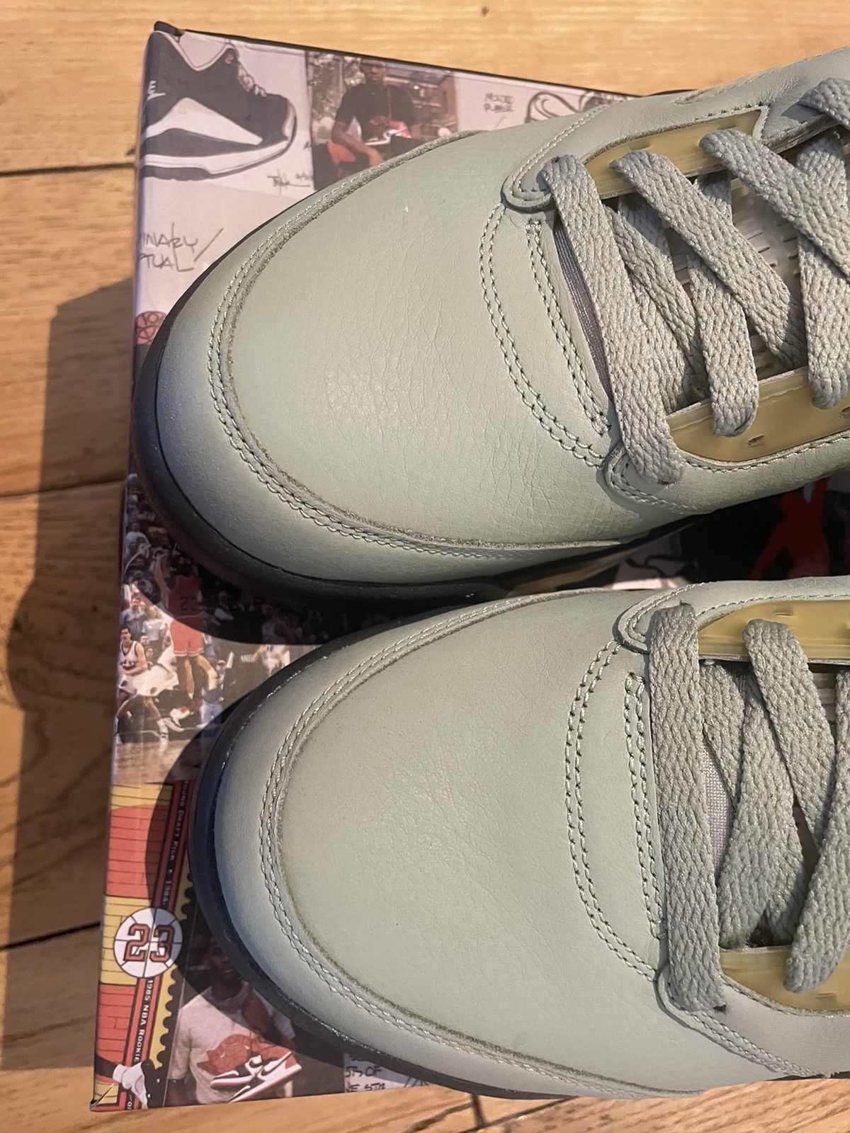 Jordan Brand × Nike Jordan 5 Retro Clear Jade Green Size US 9.5 / EU 42-43 - 6 Thumbnail
