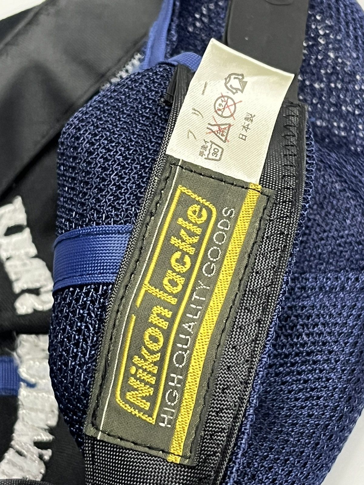 Nikon 💥📸 VINTAGE 90’s NIKON JAPAN Silver Embroidery Trucker Hat Size ONE SIZE - 11 Thumbnail